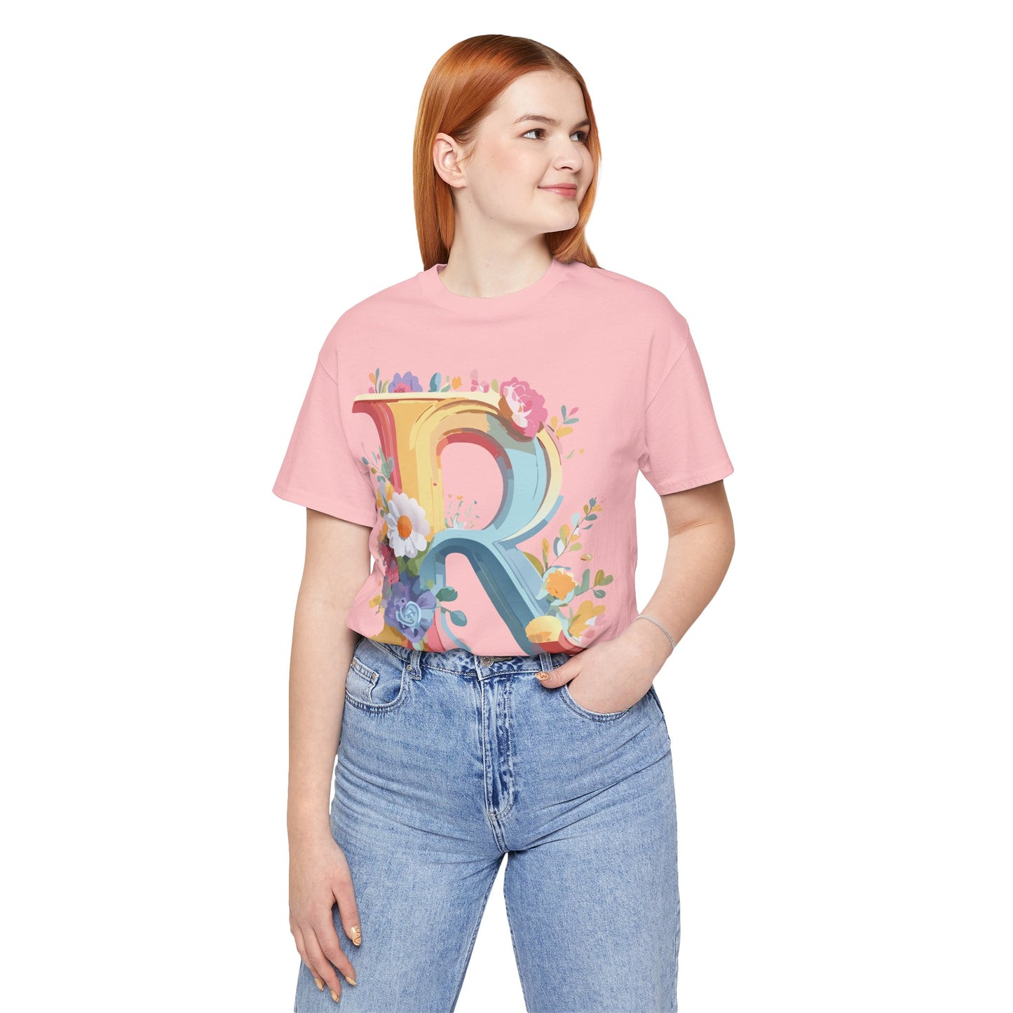 Letter Shirt, Letter R Shirt - ADELPHA