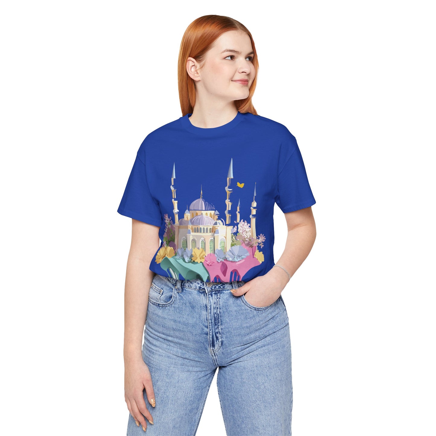 Natural Cotton Tee Shirt - Istanbul, Turkey Printify