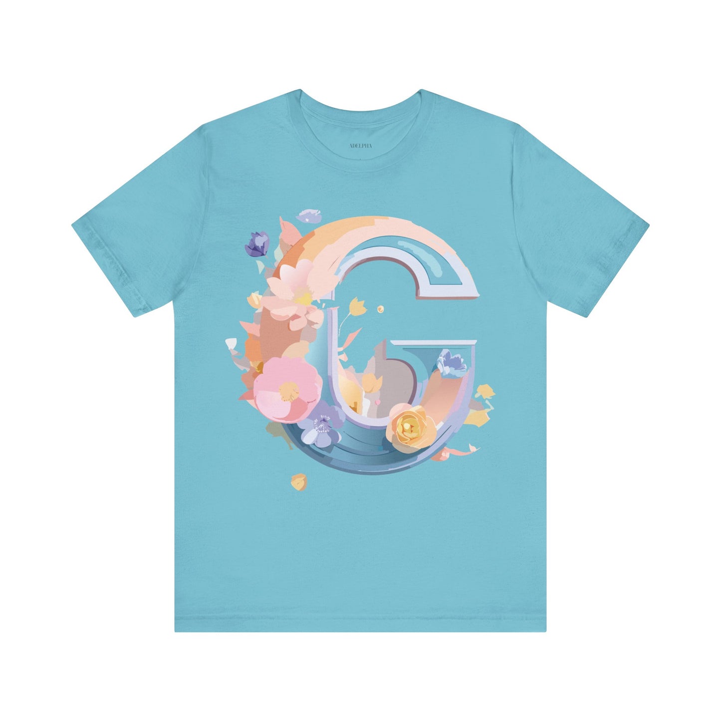 Natural Cotton Tee Shirt - Letters Collection - G Printify