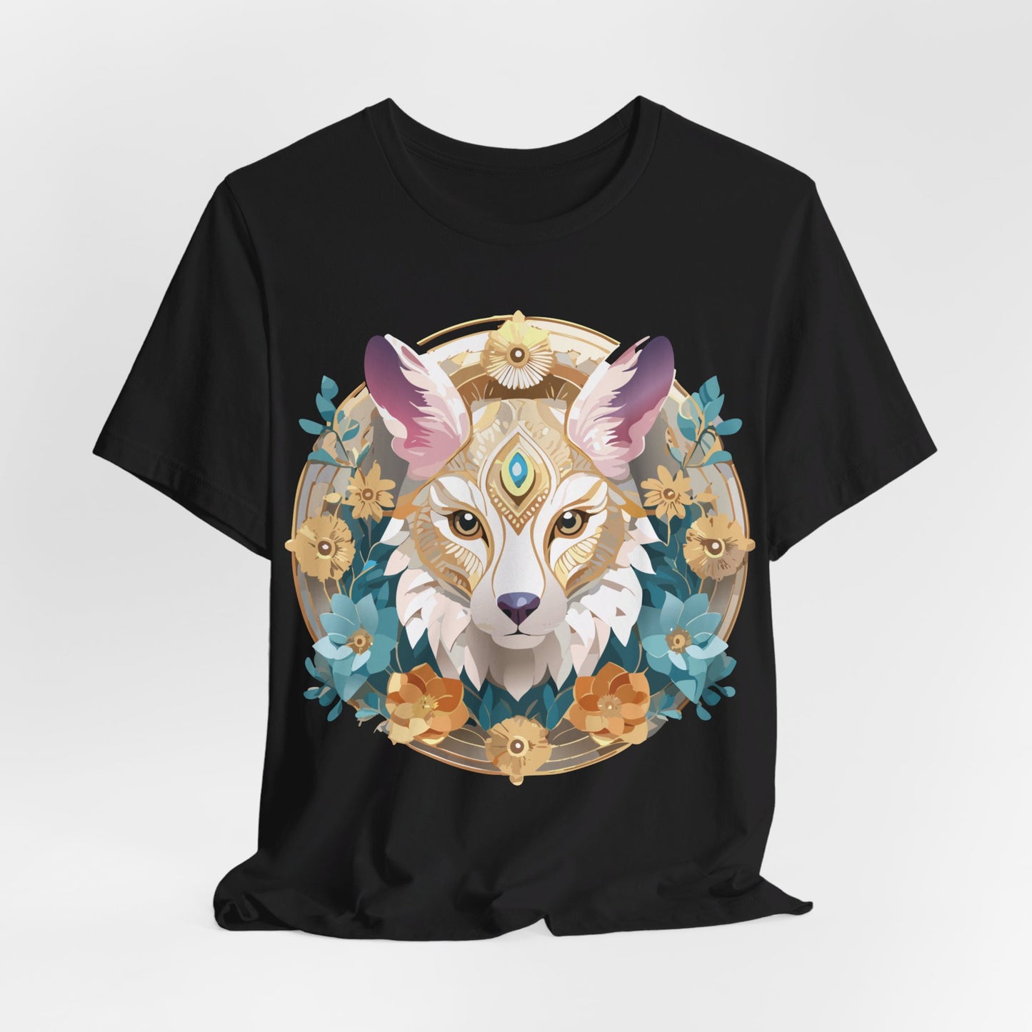 Natural Cotton Tee Shirt - Medallion Collection Printify