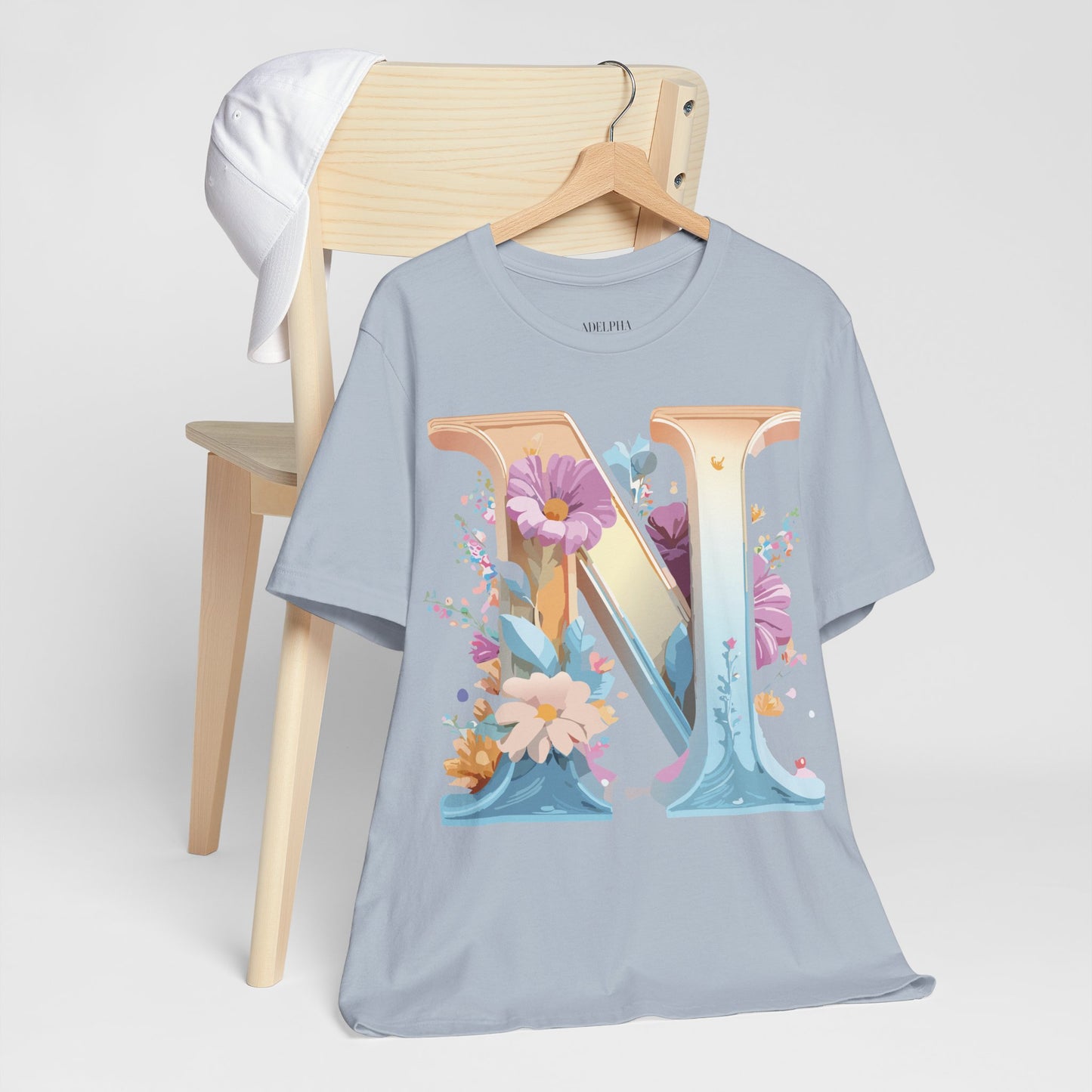 Letter Shirt, Letter N Shirt - ADELPHA