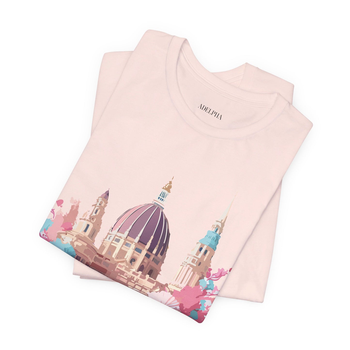 Natural Cotton Tee Shirt - Beautiful Places Collection - Vienna Printify