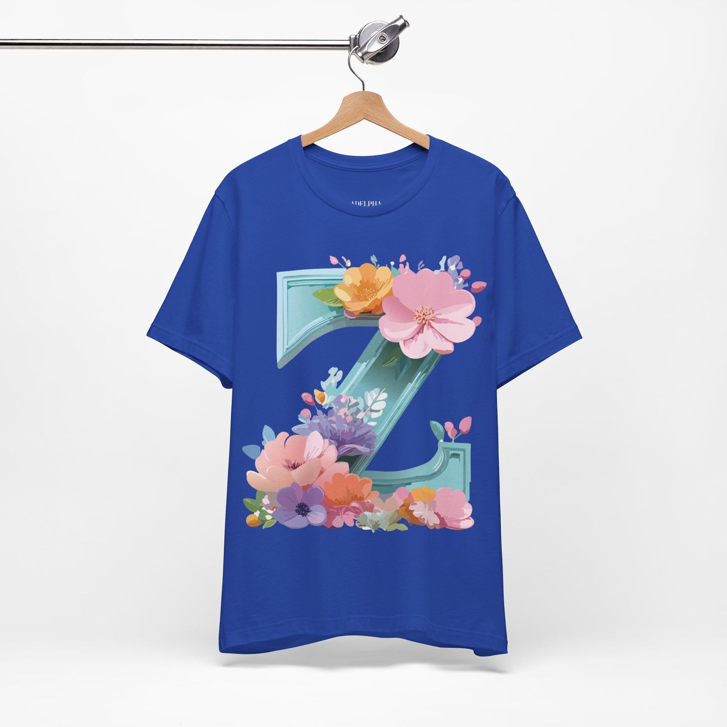 Natural Cotton Tee Shirt - Letters Collection - Z Printify