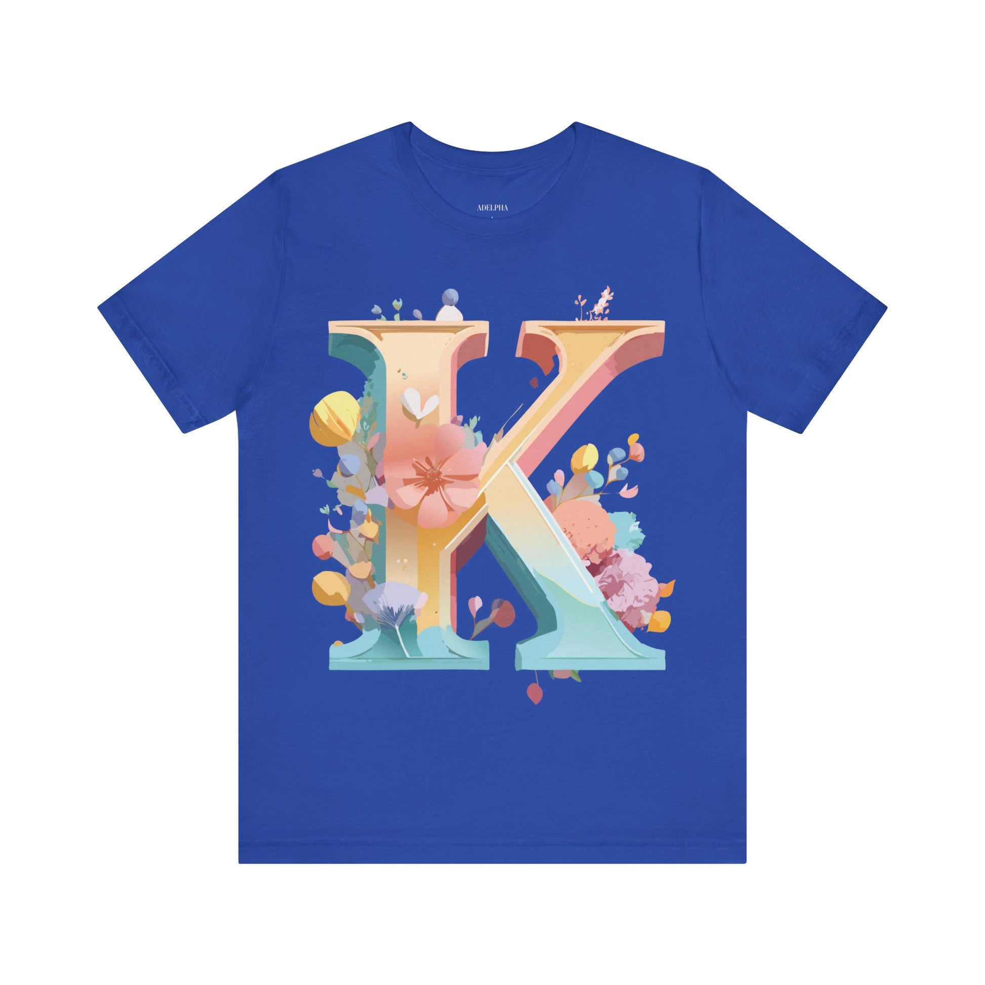 Natural Cotton Tee Shirt - Letters Collection - K Printify
