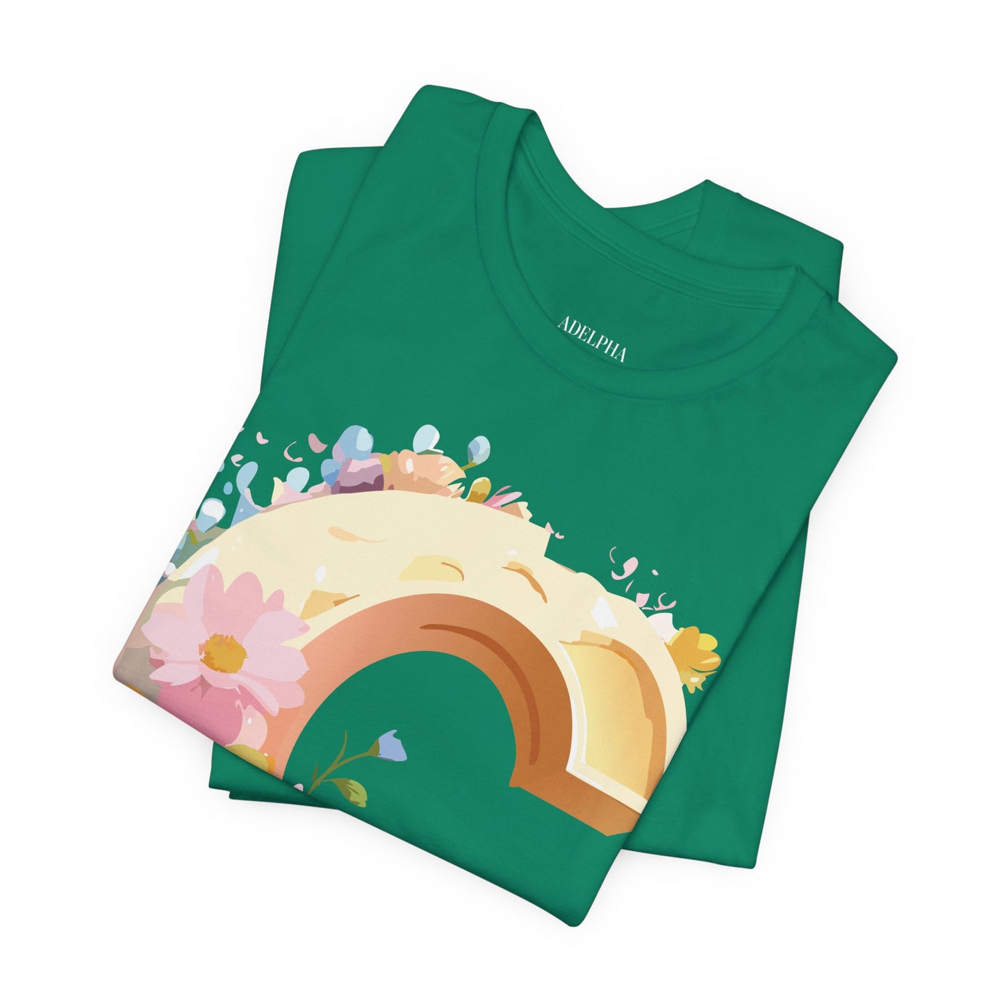 Natural Cotton Tee Shirt - Letters Collection - C Printify