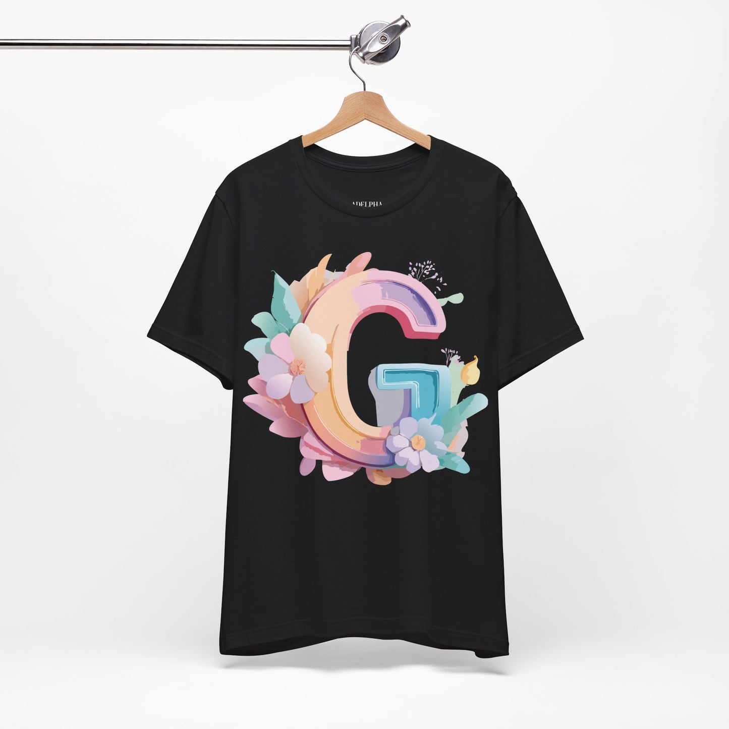 Natural Cotton Tee Shirt - Letters Collection - G Printify