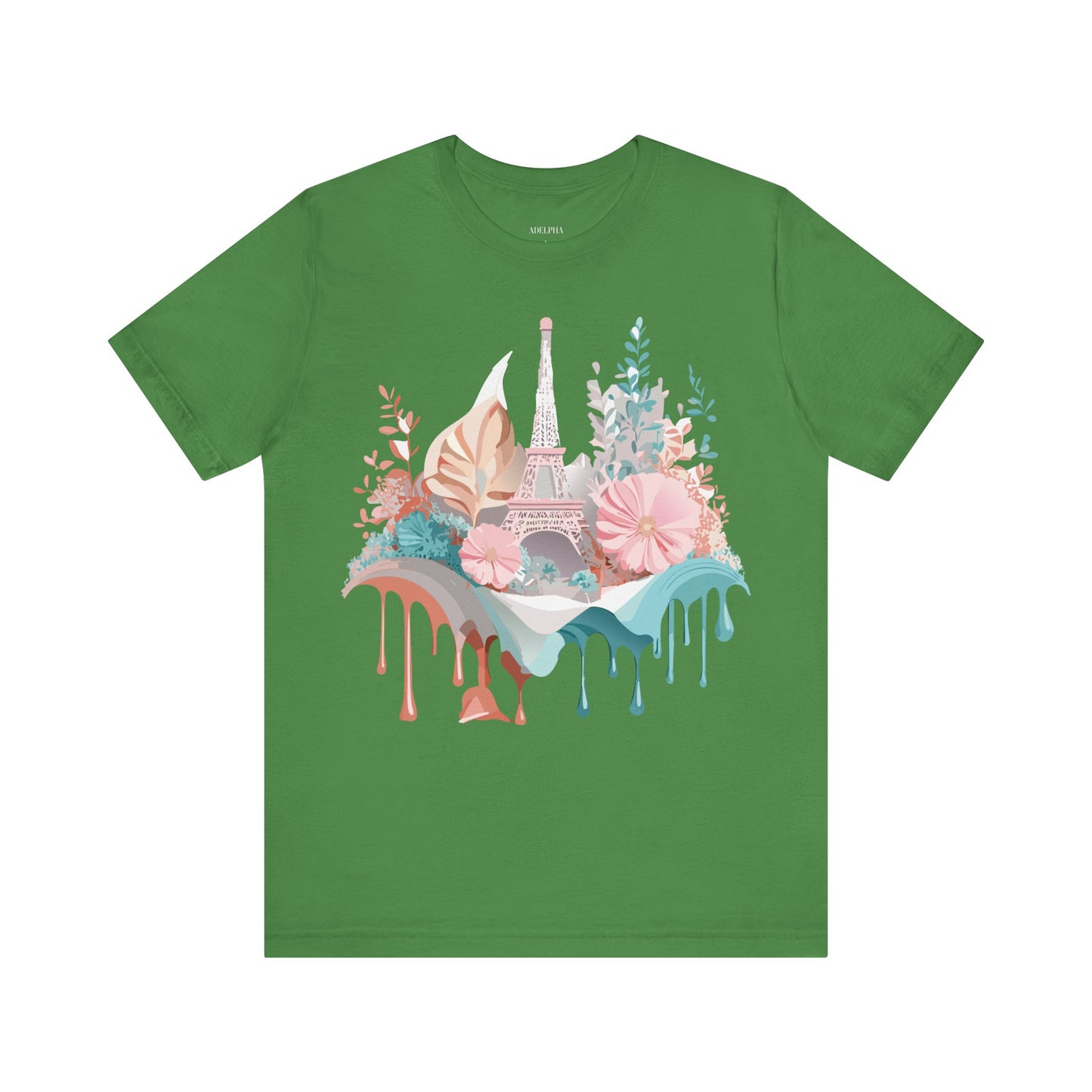 Natural Cotton Tee Shirt - Beautiful Places Collection - Paris Printify