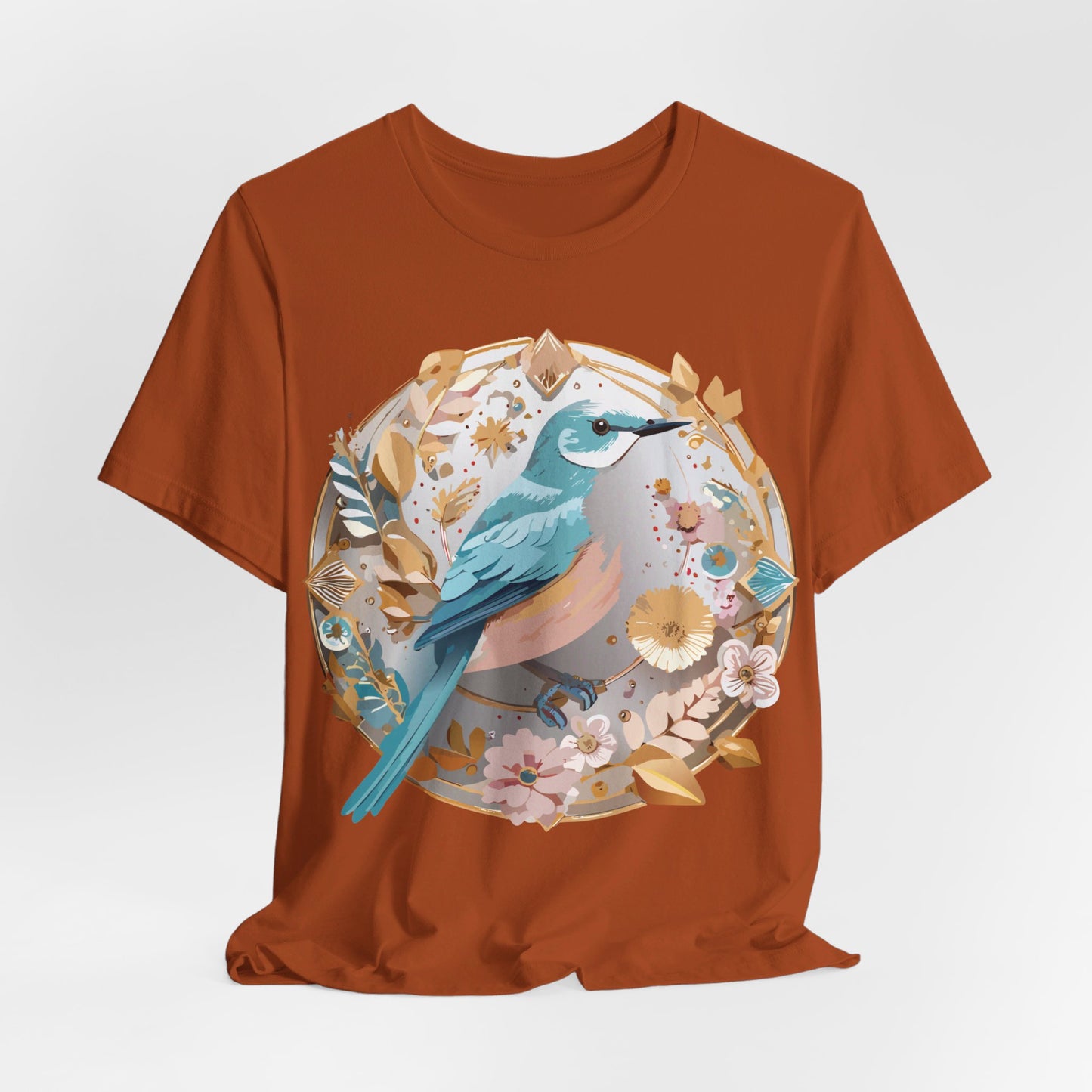 Natural Cotton Tee Shirt - Medallion Collection Printify