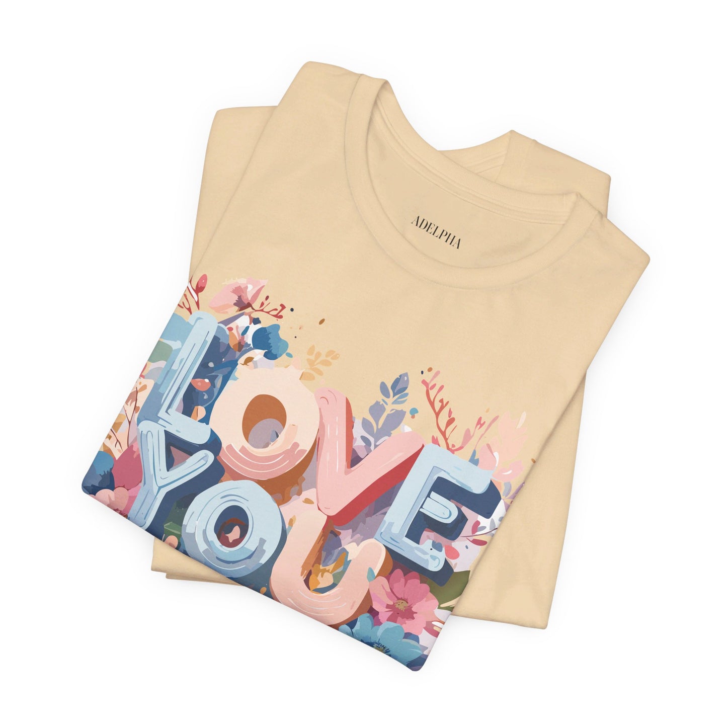 Natural Cotton Tee Shirt - Love story Collection Printify