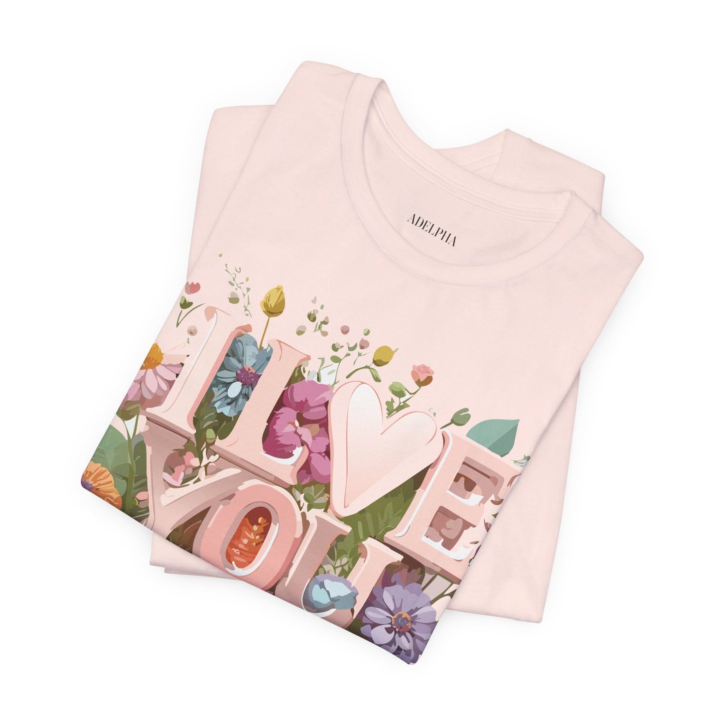 Natural Cotton Tee Shirt - Love story Collection Printify
