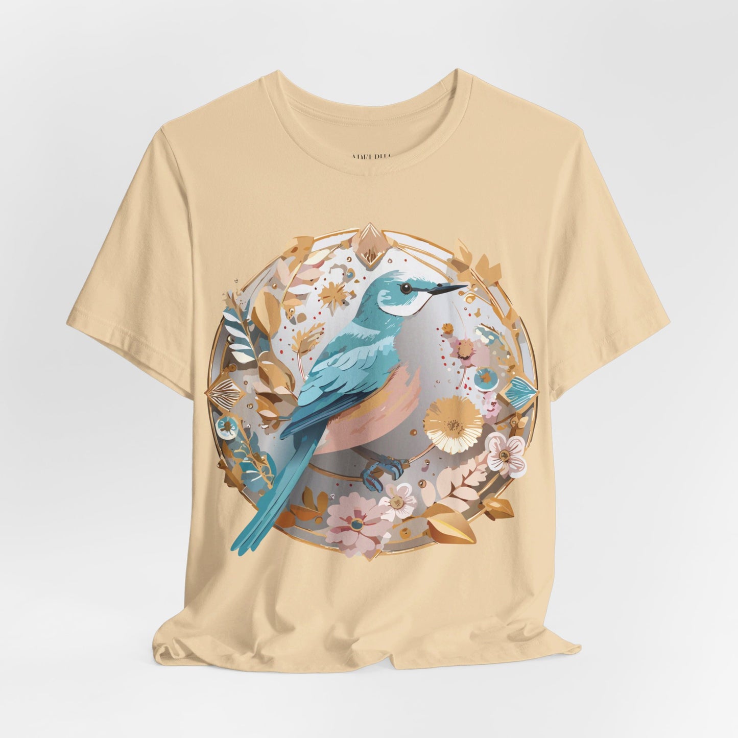 Natural Cotton Tee Shirt - Medallion Collection Printify