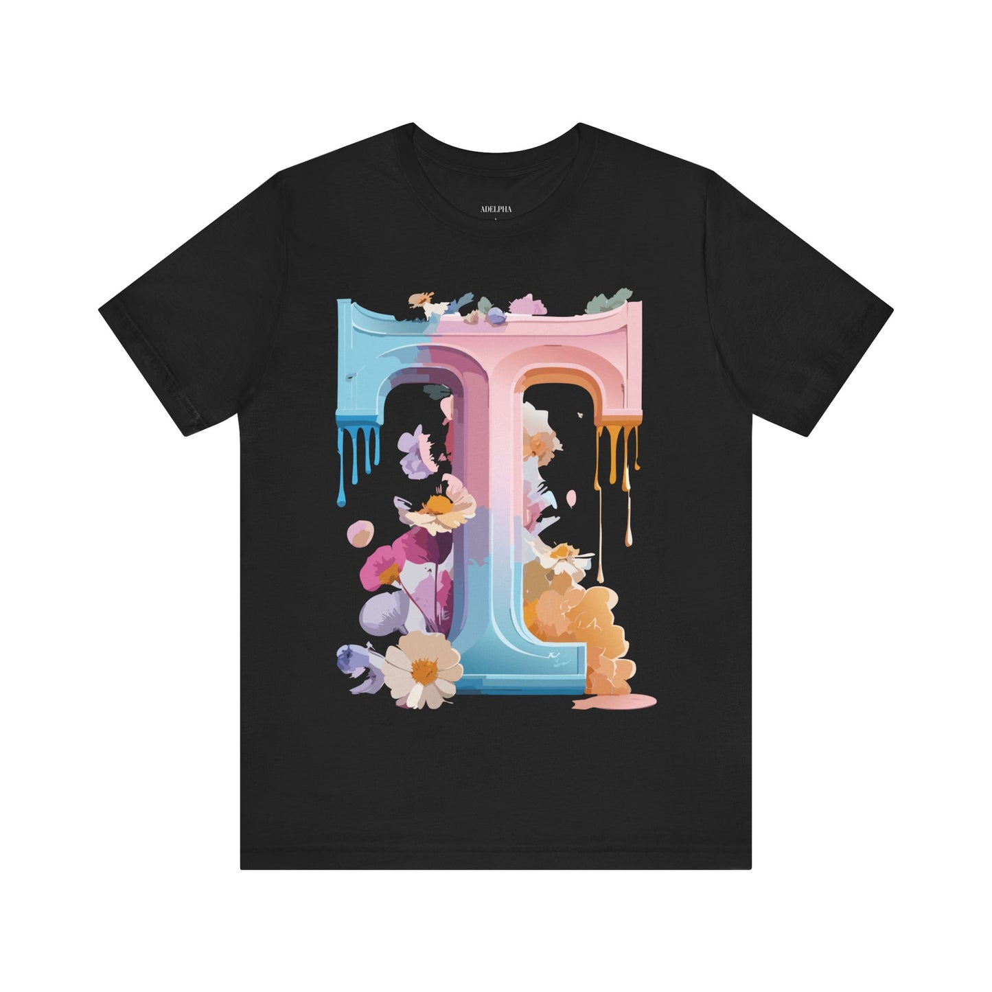 Natural Cotton Tee Shirt - Letters Collection - T Printify