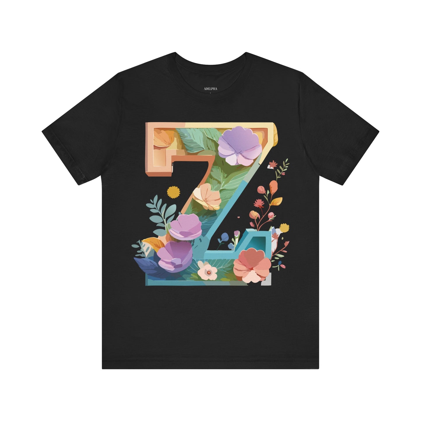 Natural Cotton Tee Shirt - Letters Collection - Z Printify
