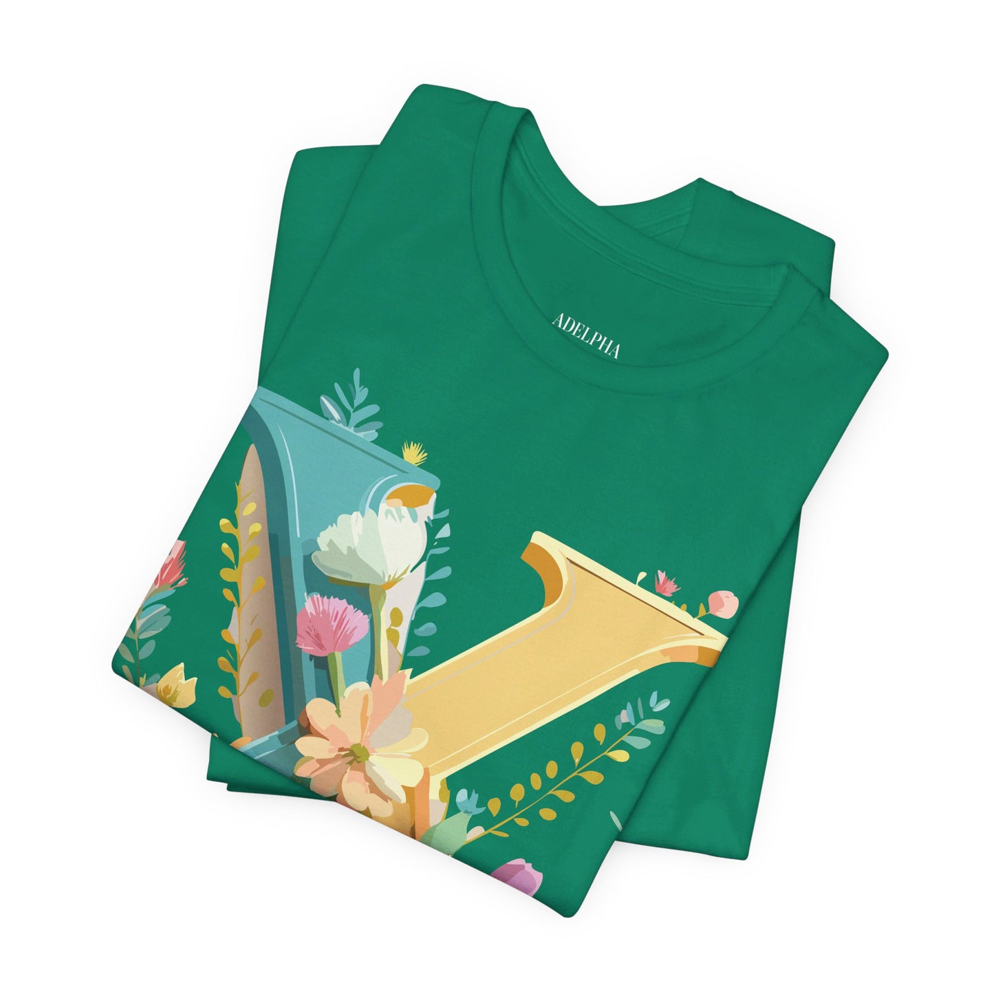 Natural Cotton Tee Shirt - Letters Collection - X Printify