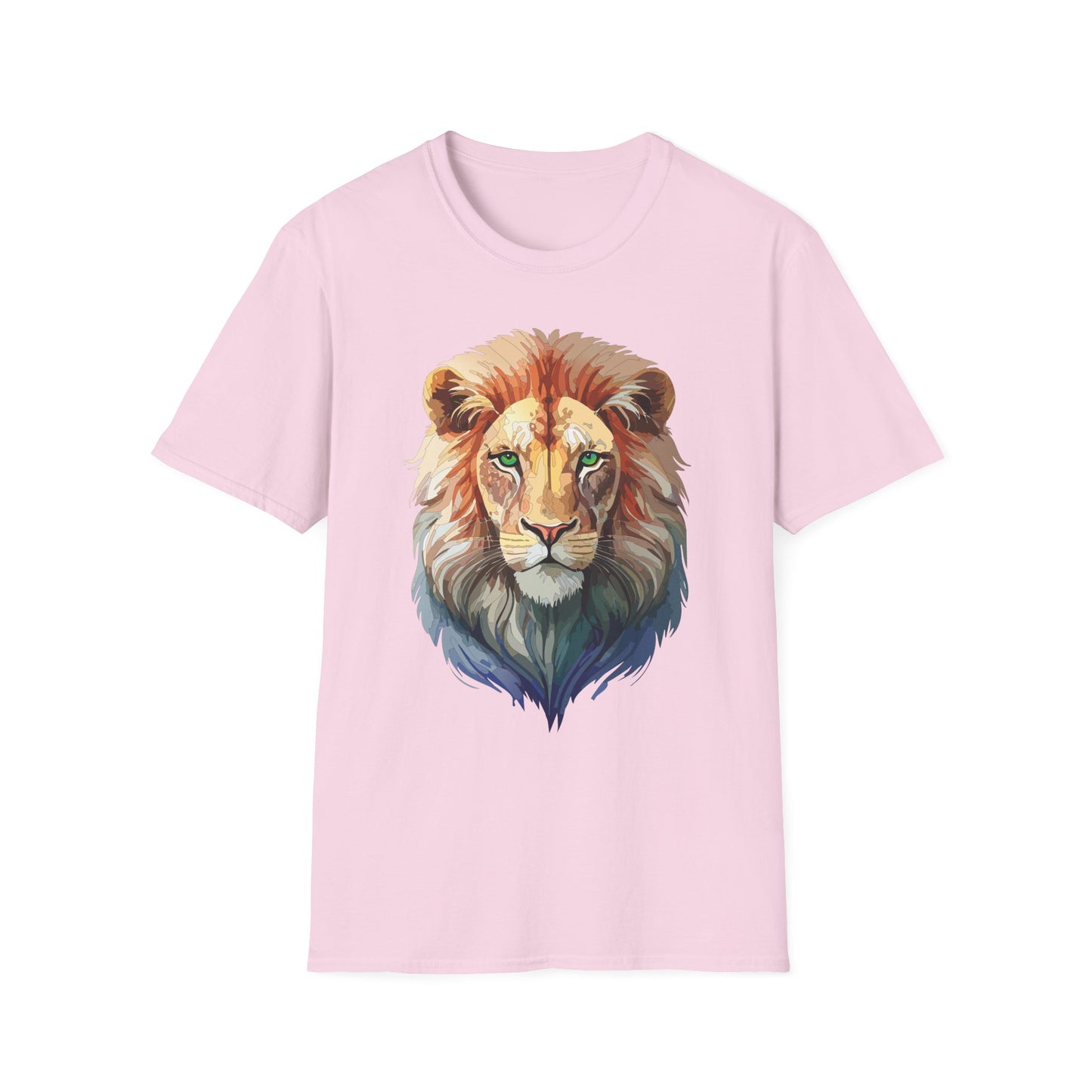 Lion Shirt, Shirt with Lion, Floral Lion Tee, Shirt with Animals
