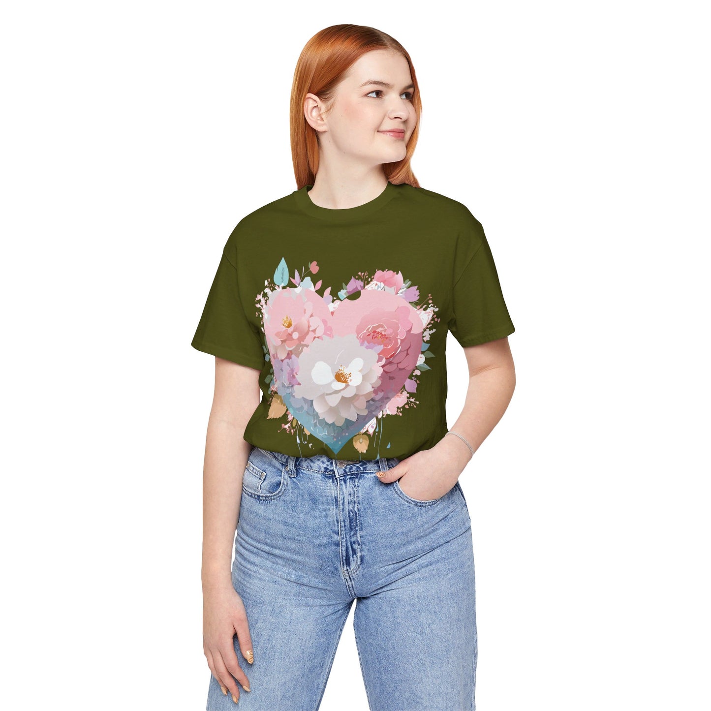 Natural Cotton Tee Shirt - Love Story Collection Printify