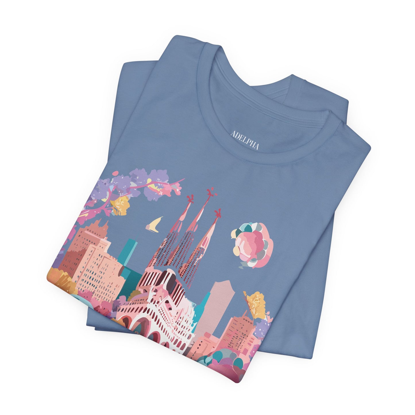 Tourist Shirt, Shirt with Barcelona - ADELPHA