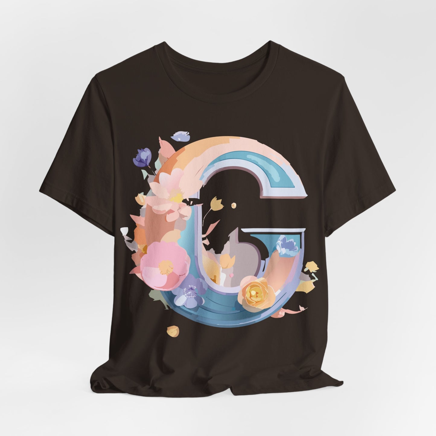 Natural Cotton Tee Shirt - Letters Collection - G Printify