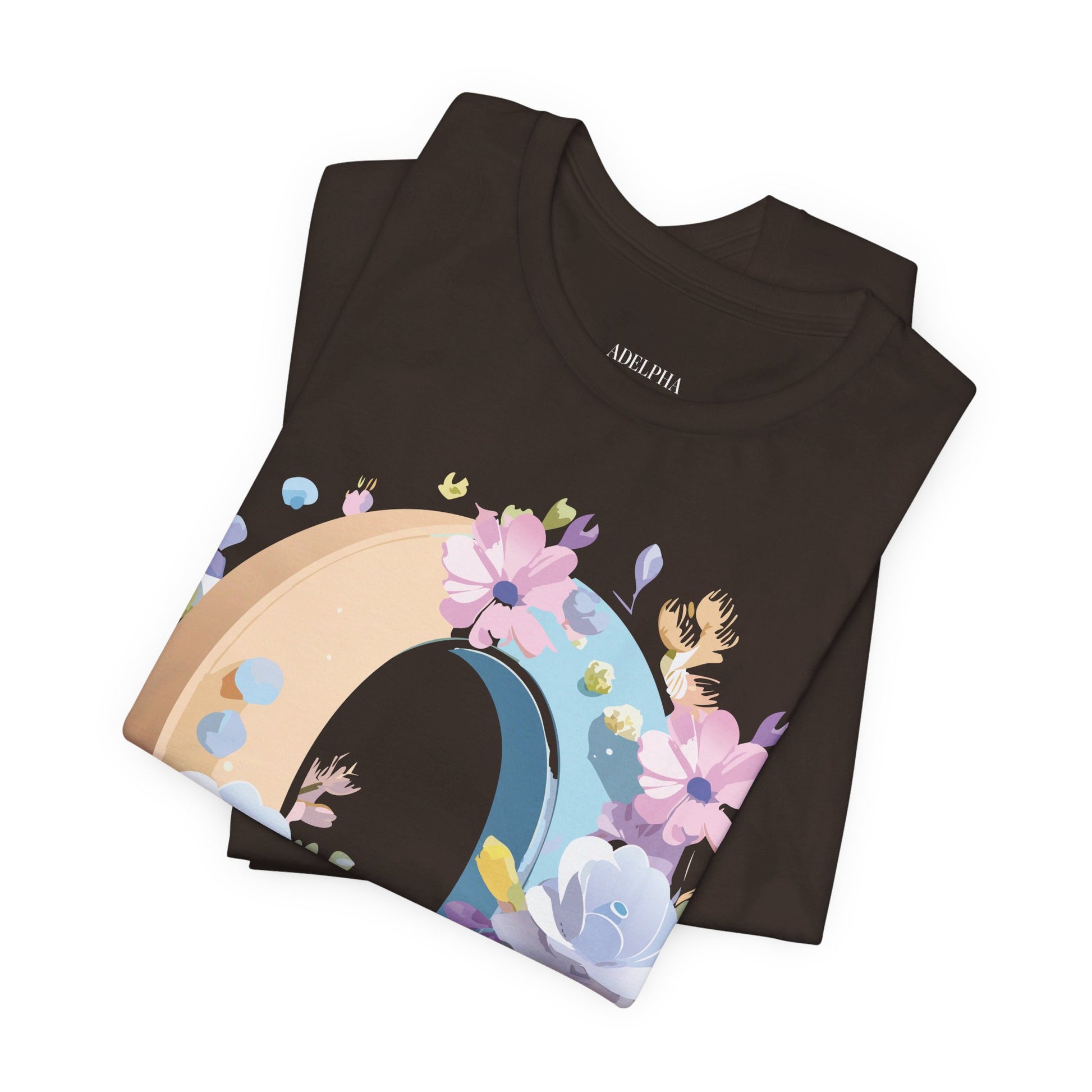 Natural Cotton Tee Shirt - Letters Collection - O Printify