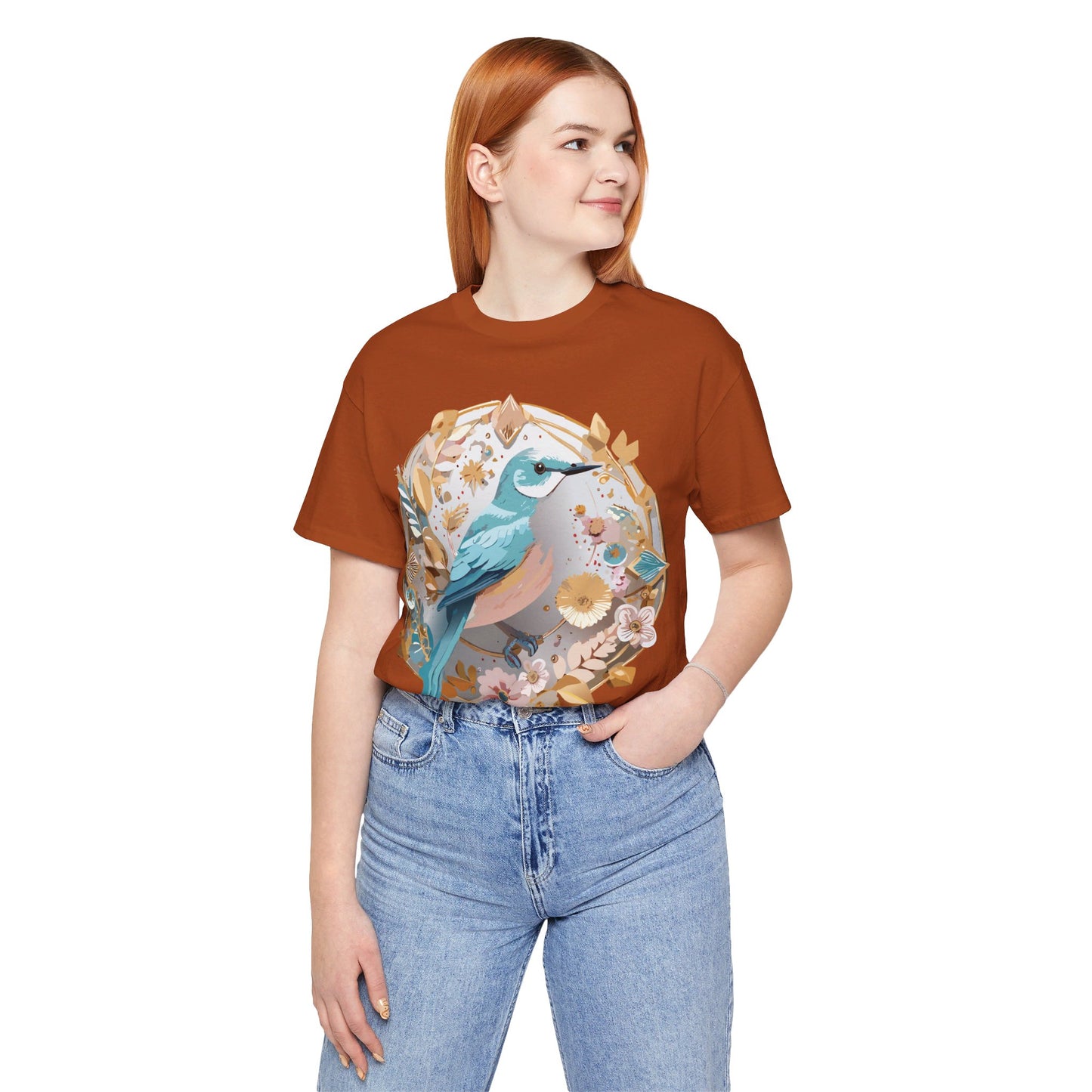 Natural Cotton Tee Shirt - Medallion Collection Printify