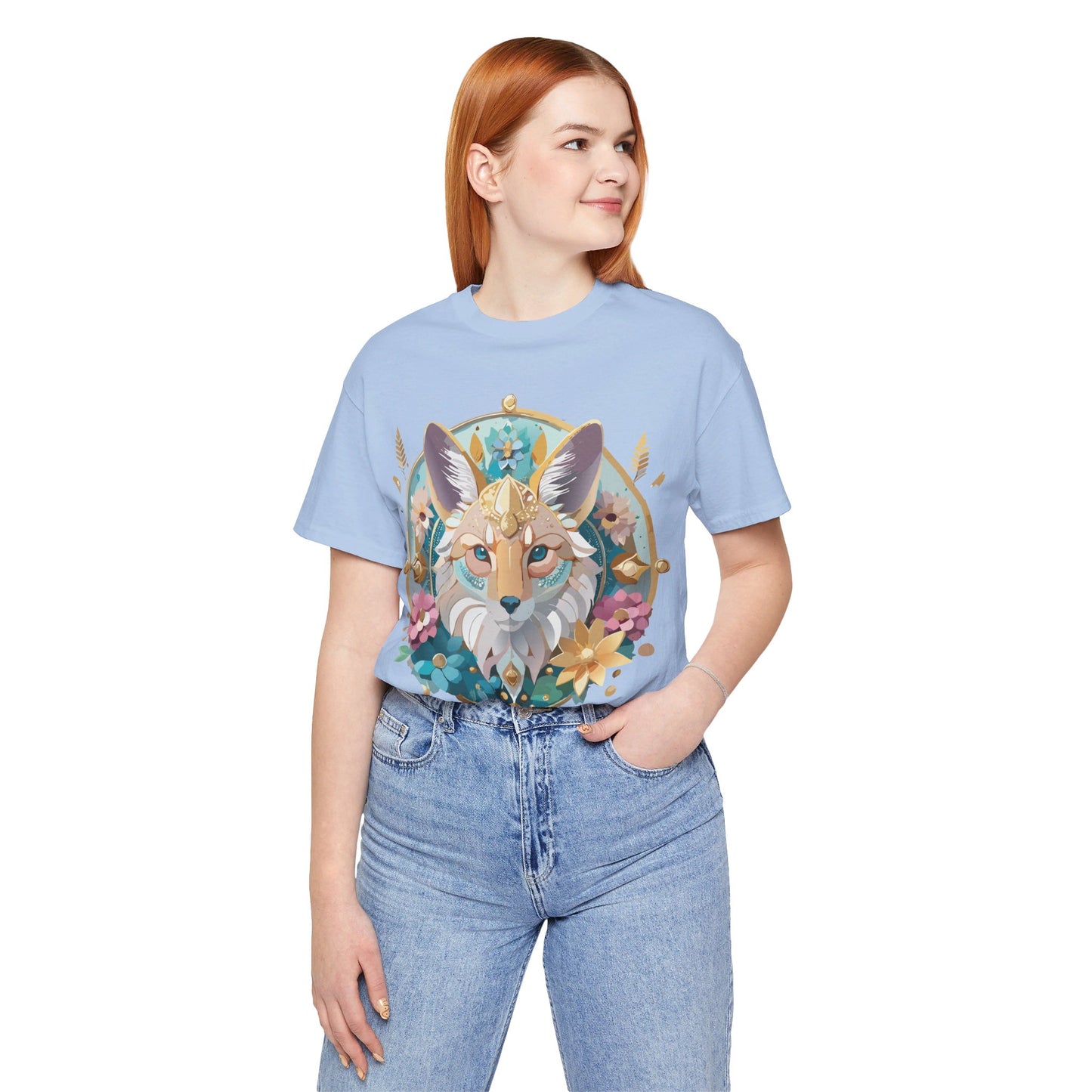 Natural Cotton Tee Shirt - Medallion Collection Printify