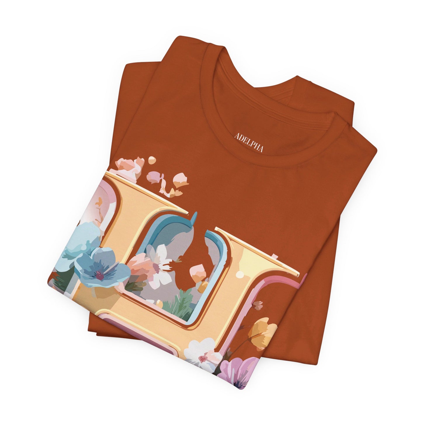 Natural Cotton Tee Shirt - Letters Collection - H Printify