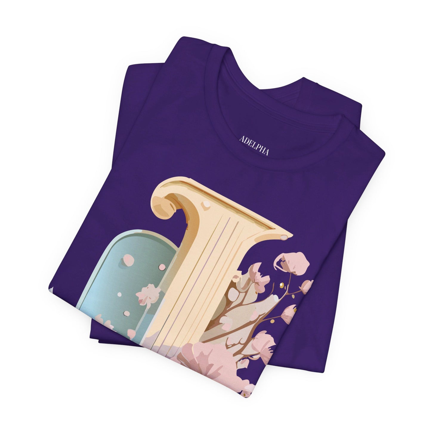 Natural Cotton Tee Shirt - Letters Collection - J Printify