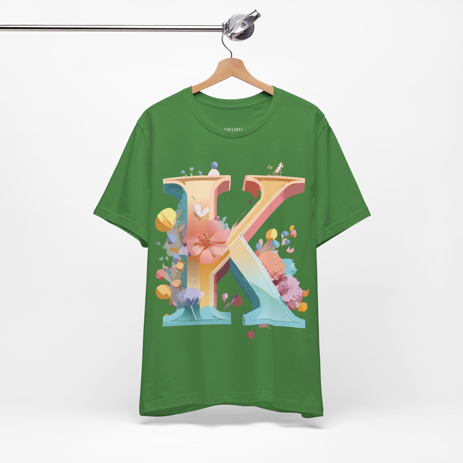 Natural Cotton Tee Shirt - Letters Collection - K Printify