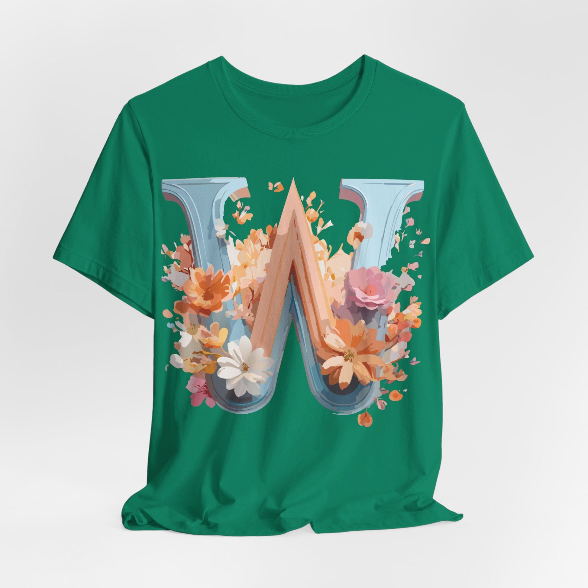 Natural Cotton Tee Shirt - Letters Collection - W Printify