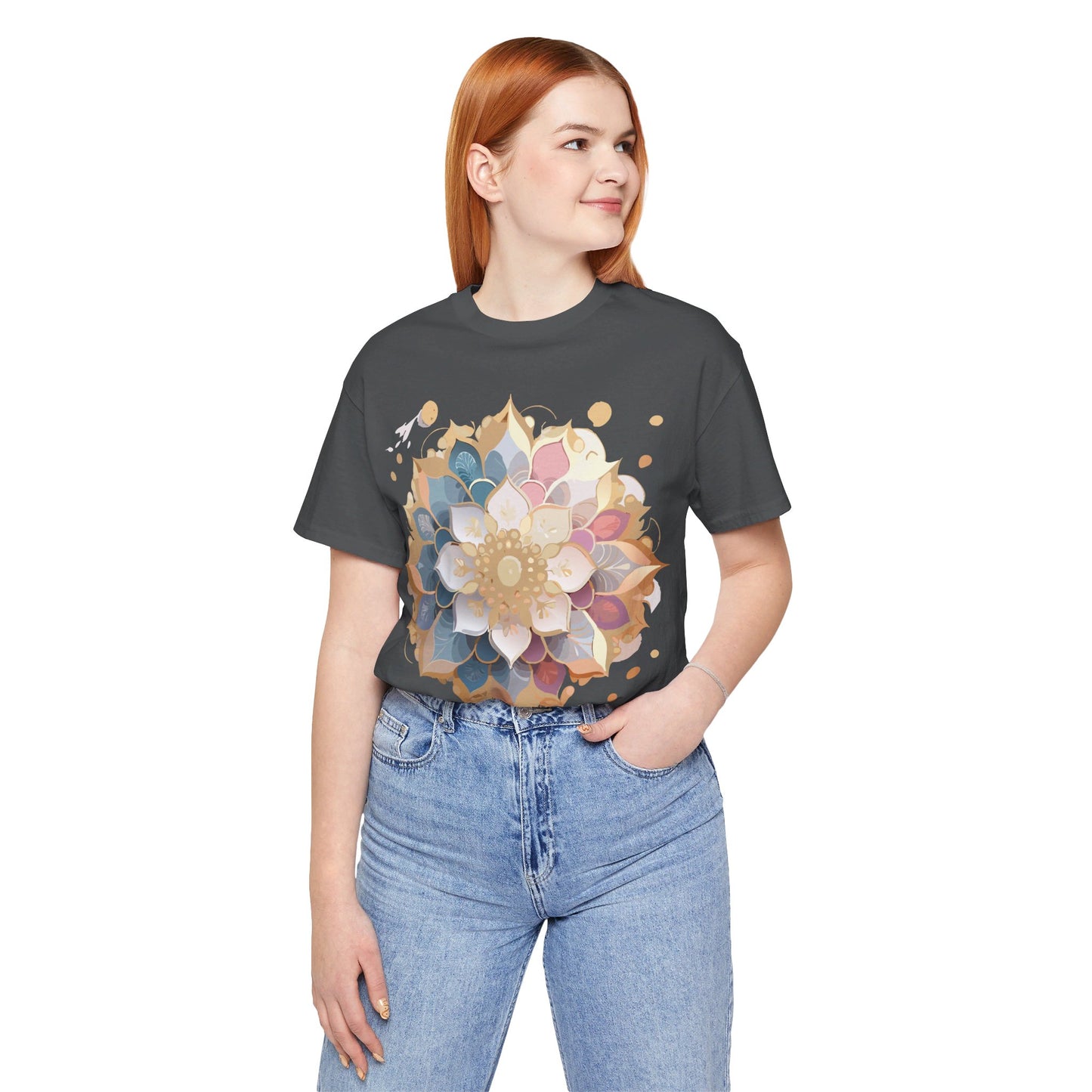 Natural Cotton Tee Shirt - Medallion Collection Printify