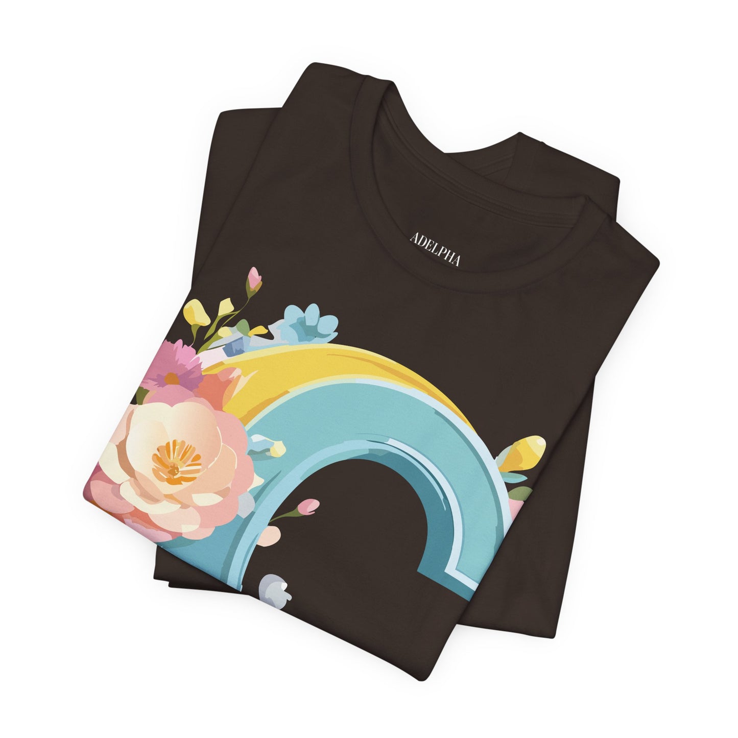 Natural Cotton Tee Shirt - Letters Collection - C Printify