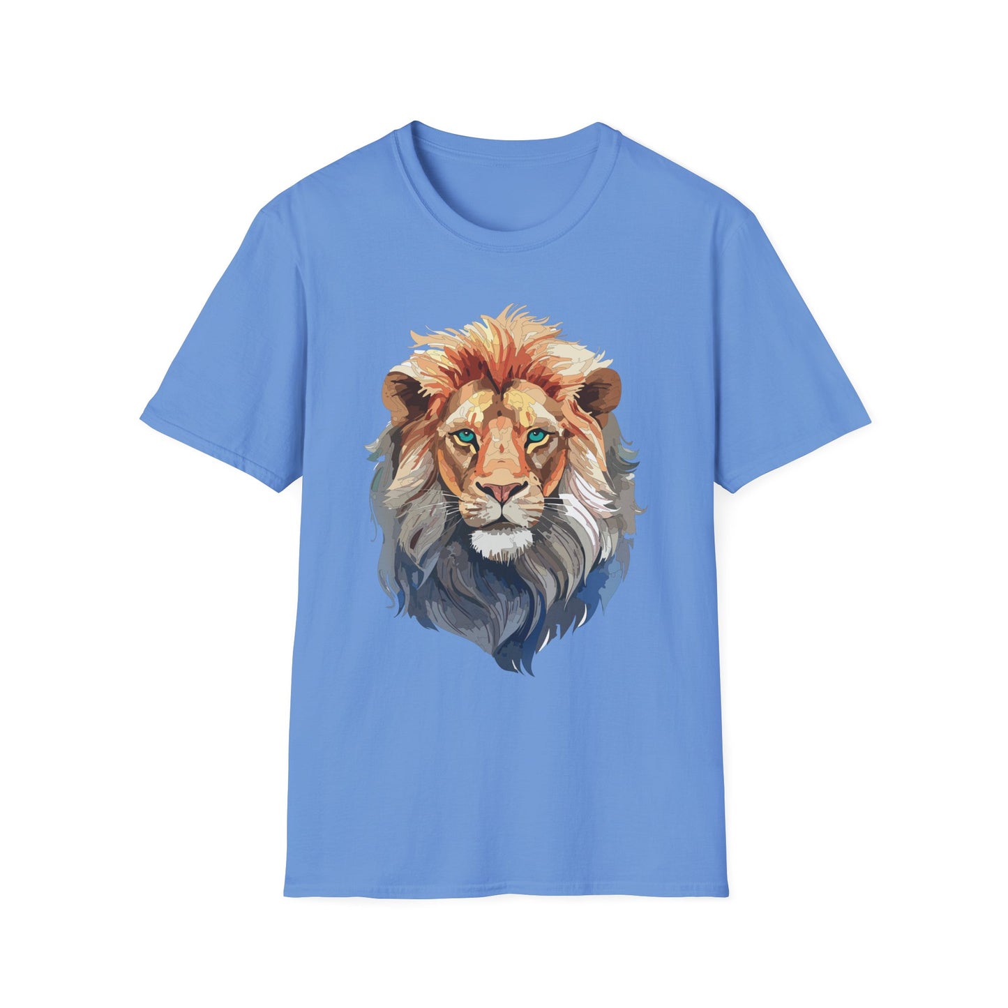 Lion Shirt, Shirt with Lion, Floral Lion Tee, Shirt with Animals