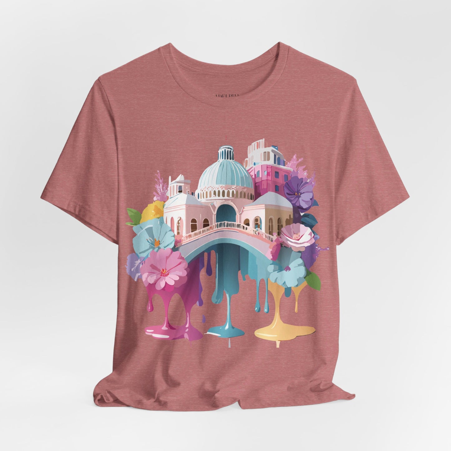 Natural Cotton Tee Shirt - Beautiful Places Collection - Venice Printify