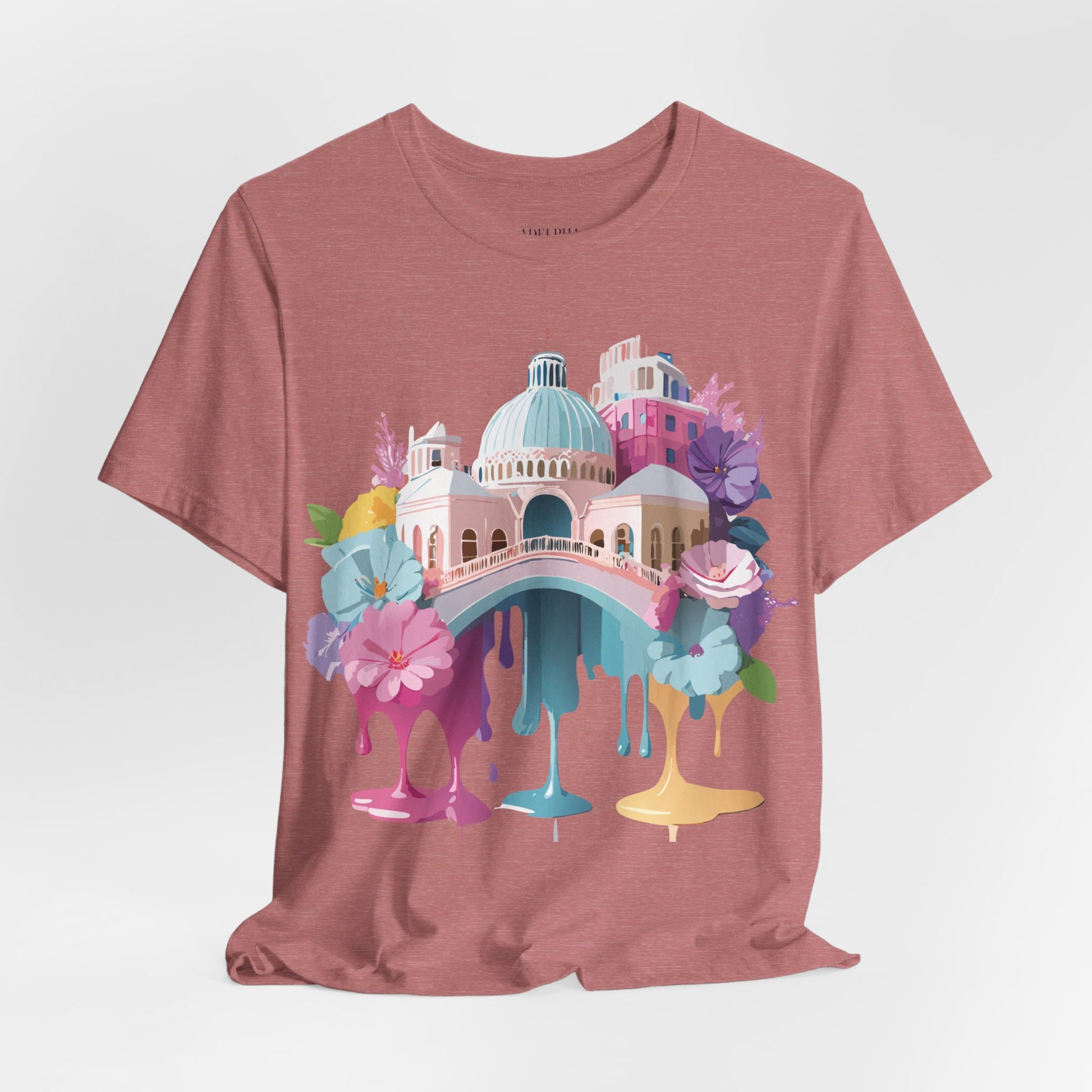 Natural Cotton Tee Shirt - Beautiful Places Collection - Venice Printify