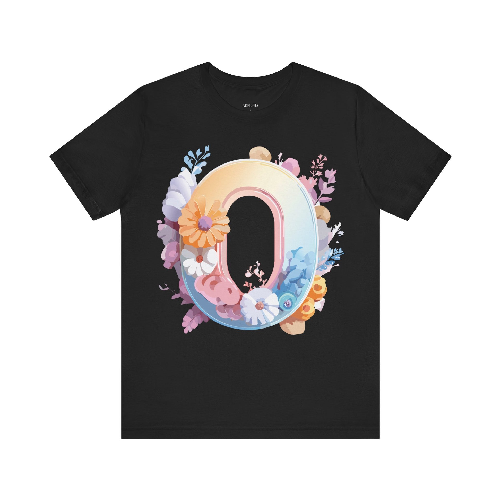 Natural Cotton Tee Shirt - Letters Collection - O Printify