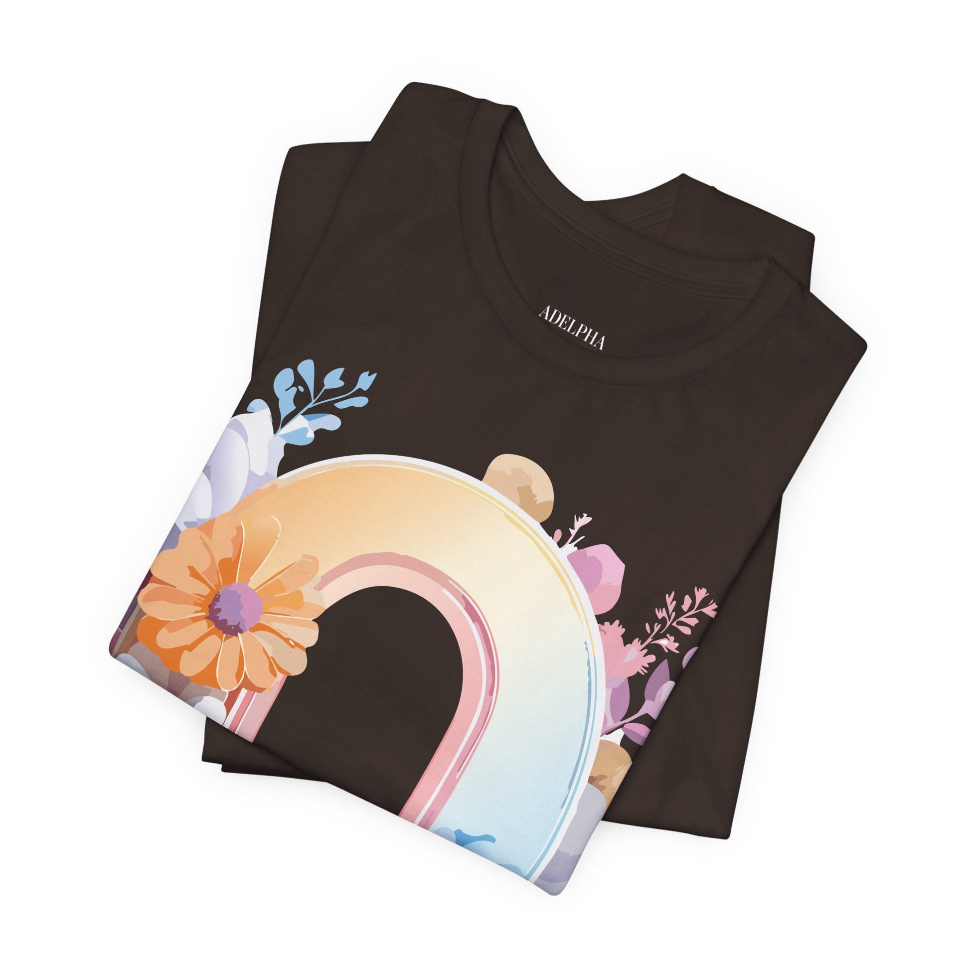 Natural Cotton Tee Shirt - Letters Collection - O Printify