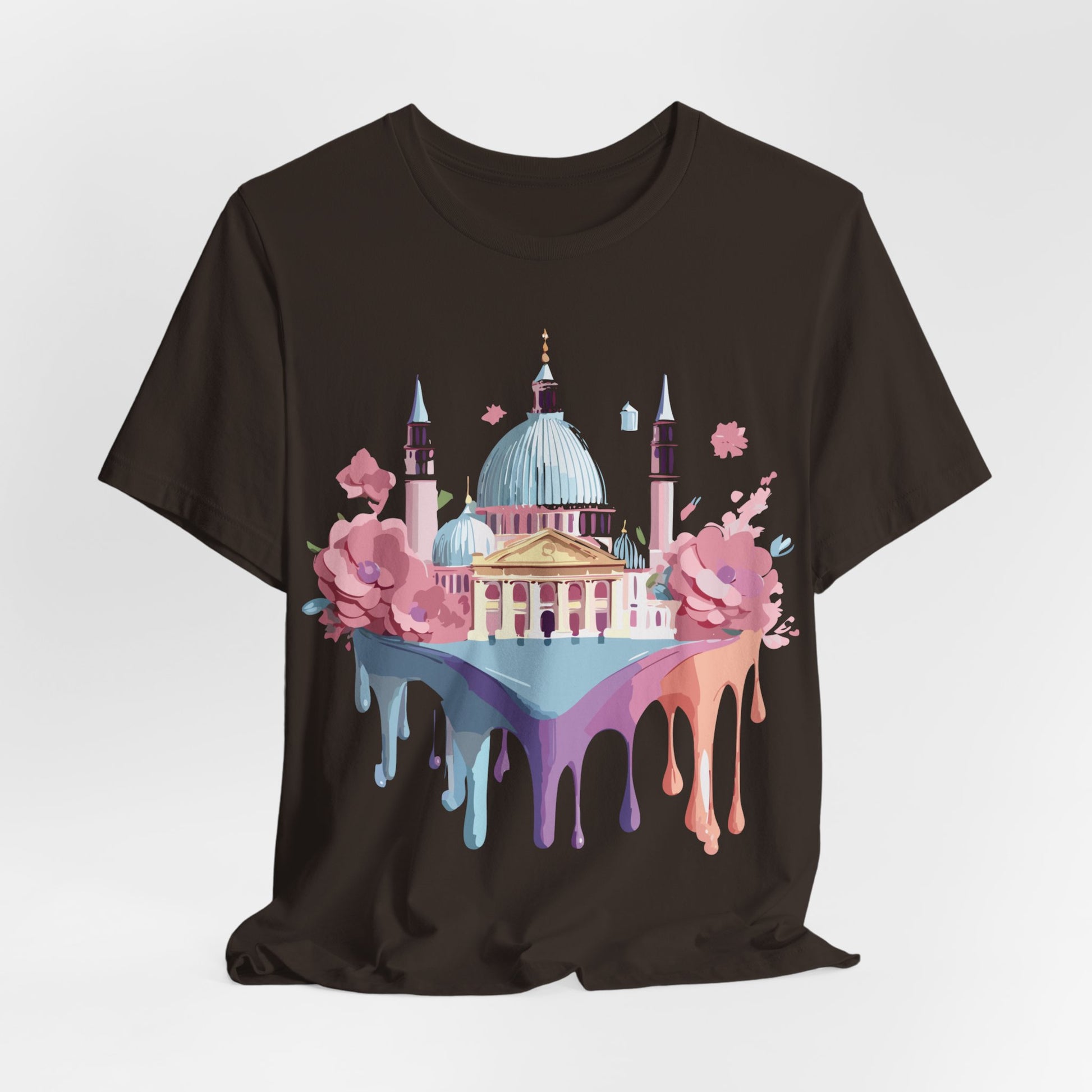 Natural Cotton Tee Shirt - Beautiful Places Collection - Venice Printify
