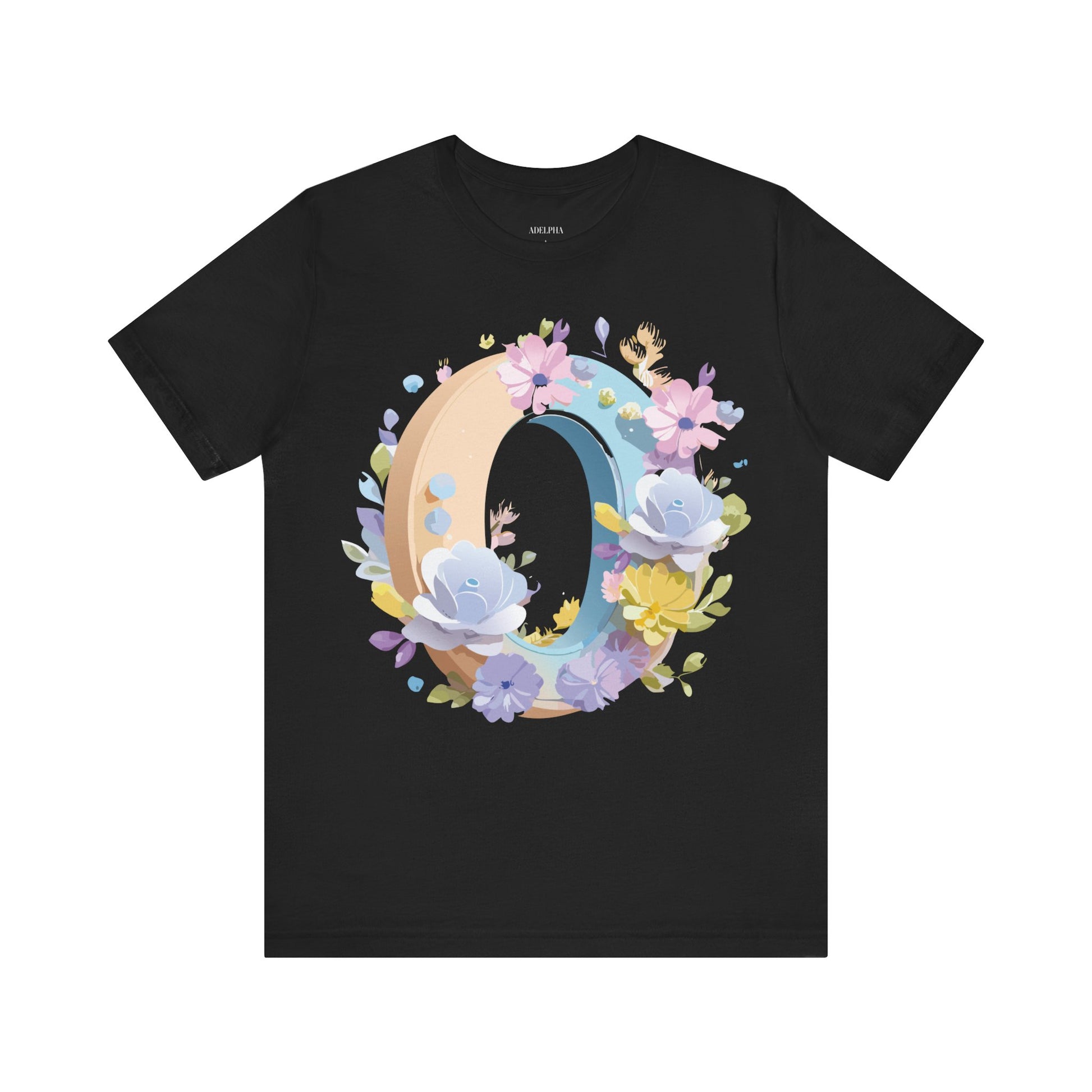 Natural Cotton Tee Shirt - Letters Collection - O Printify