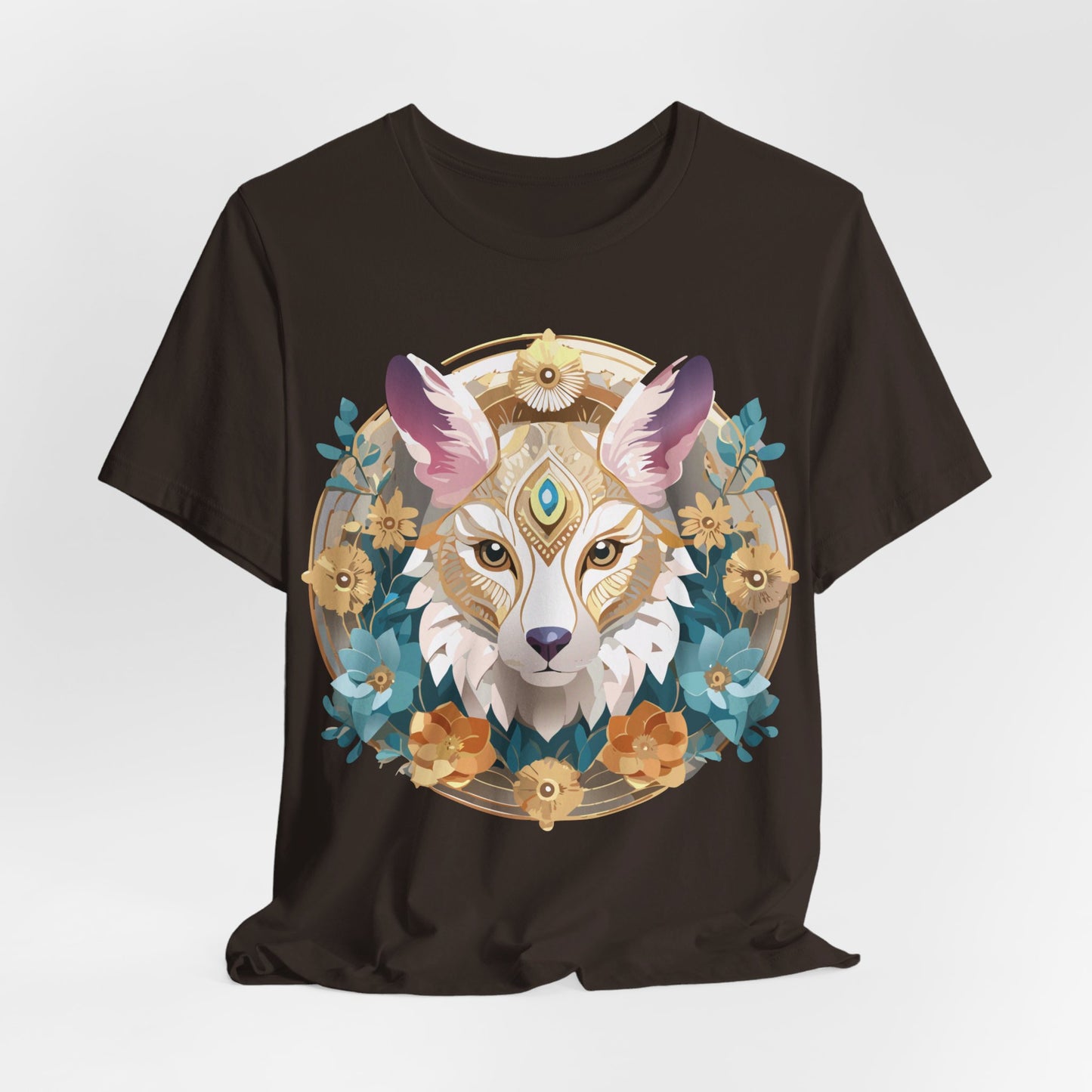 Natural Cotton Tee Shirt - Medallion Collection Printify
