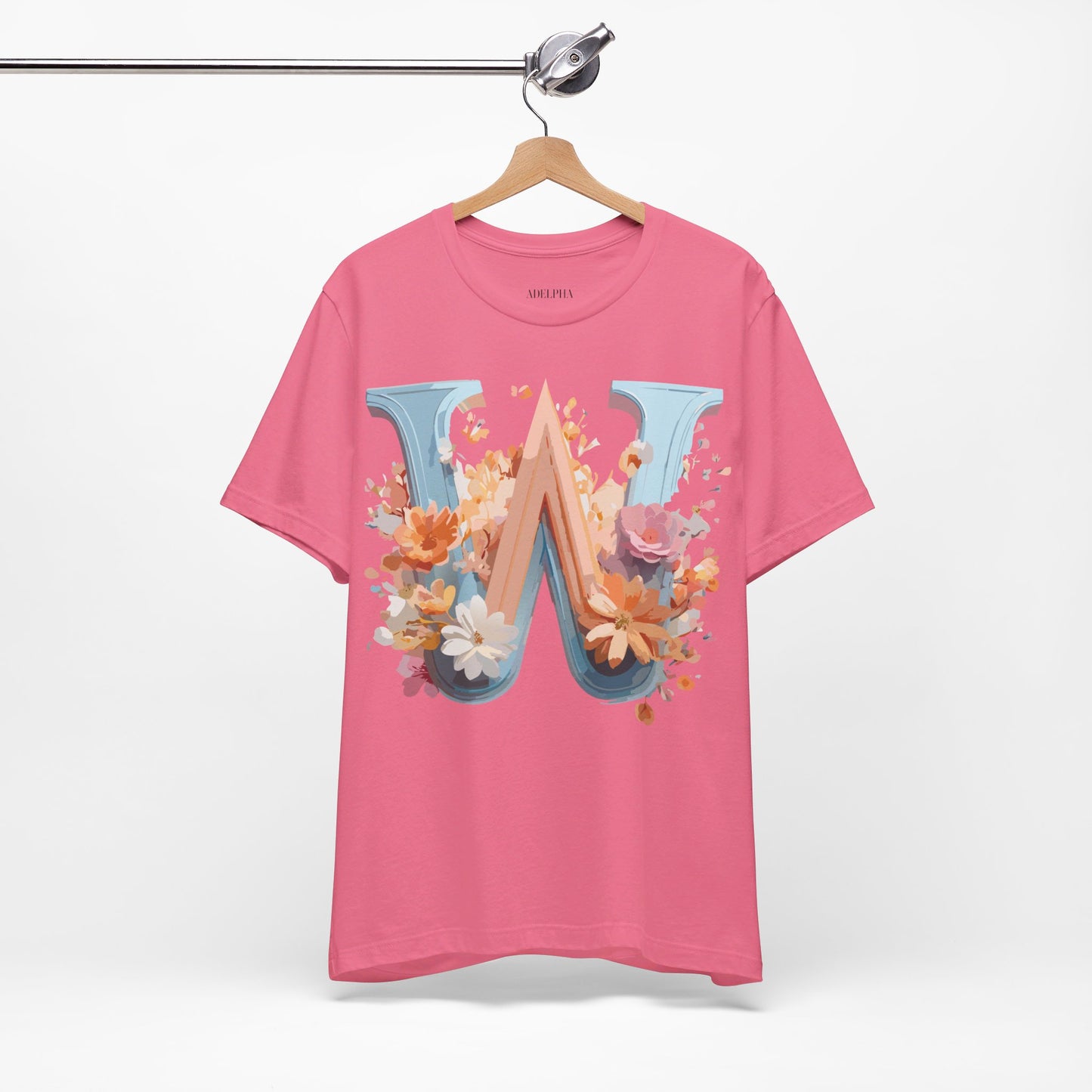 Natural Cotton Tee Shirt - Letters Collection - W Printify