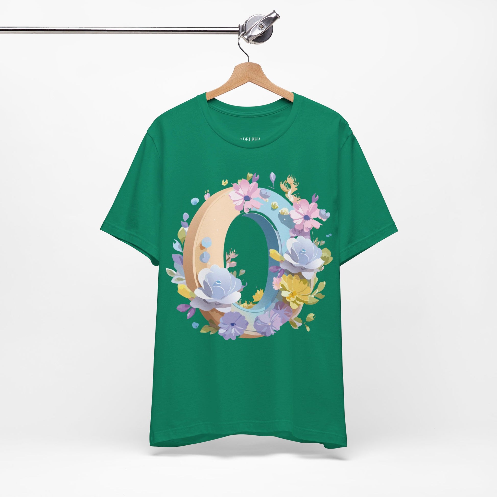 Natural Cotton Tee Shirt - Letters Collection - O Printify