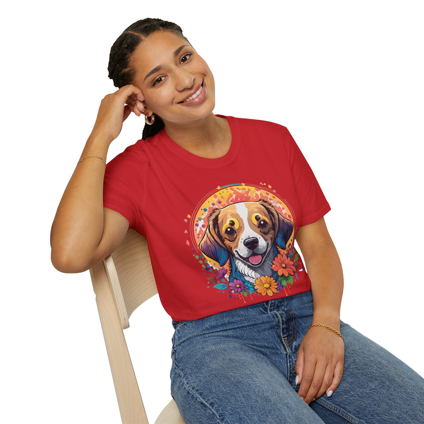 Dog Shirt, Shirt with Dog, Animal Tee, Shirt with Animals