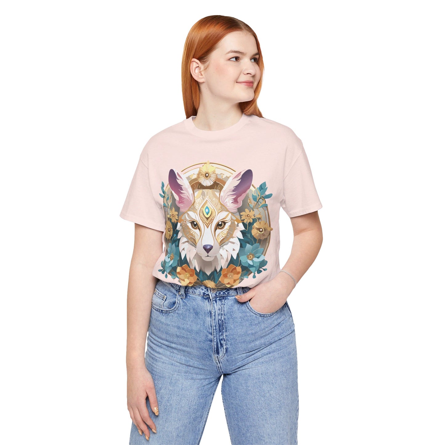 Natural Cotton Tee Shirt - Medallion Collection Printify