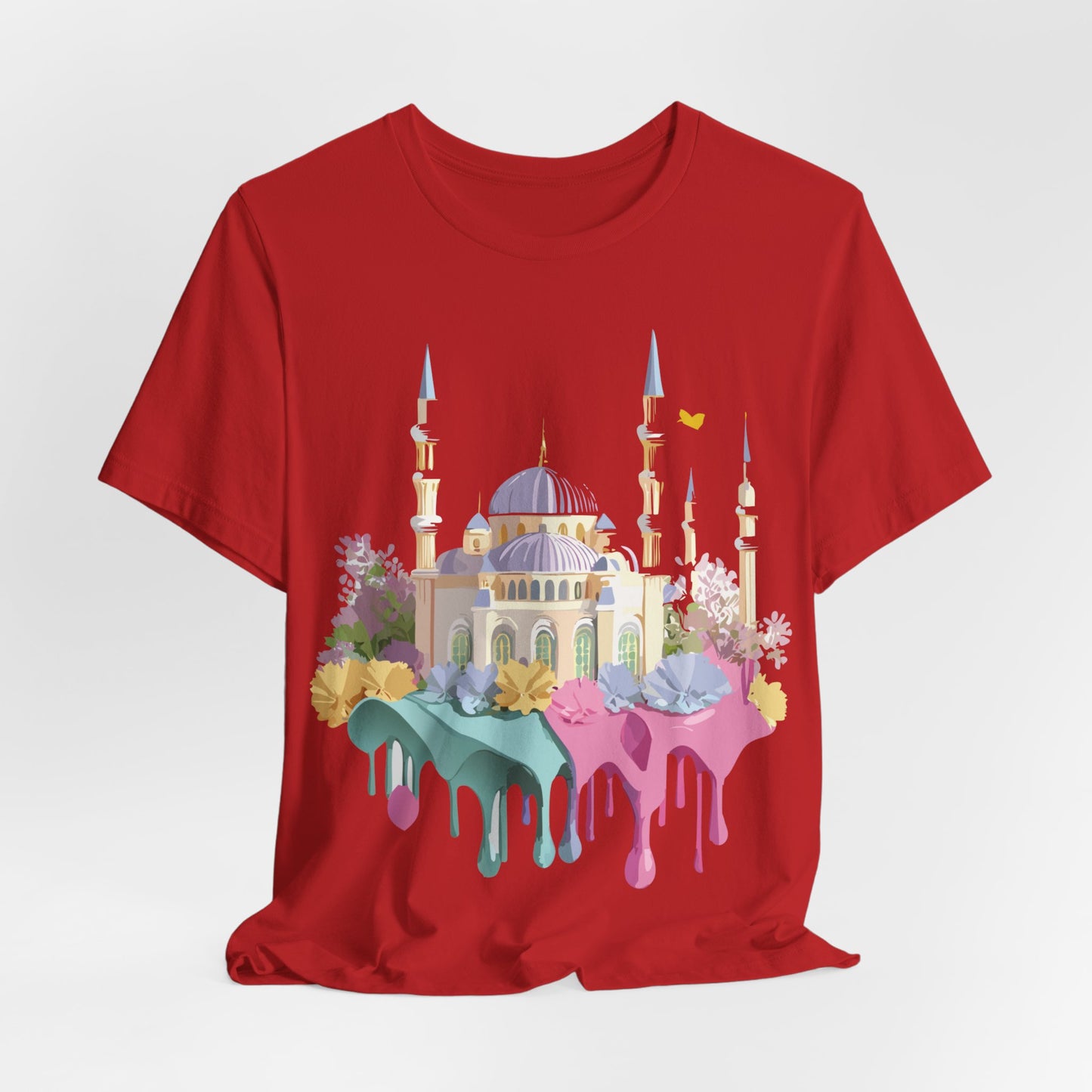 Natural Cotton Tee Shirt - Istanbul, Turkey Printify