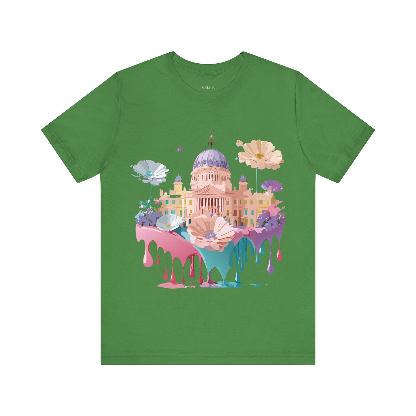 Natural Cotton Tee Shirt - Beautiful Places Collection - Madrid Printify