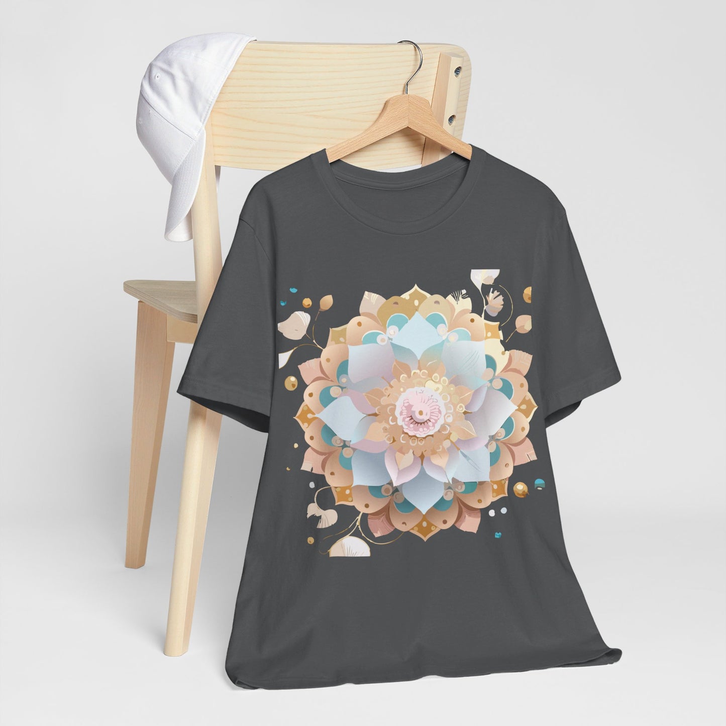 Natural Cotton Tee Shirt - Medallion Collection Printify