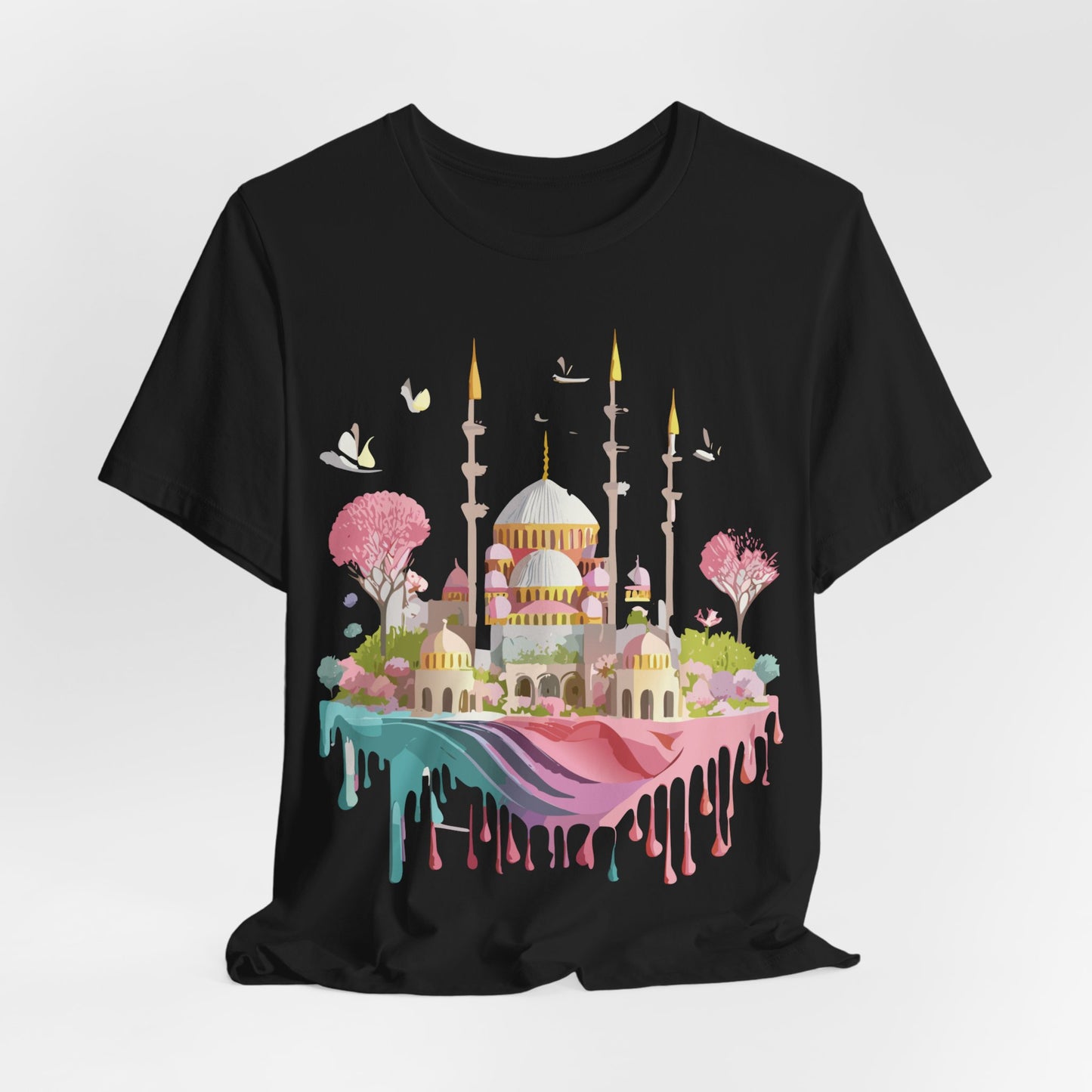 Natural Cotton Tee Shirt - Istanbul, Turkey Printify