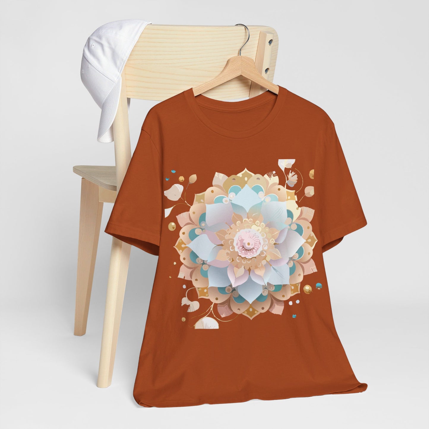 Natural Cotton Tee Shirt - Medallion Collection Printify