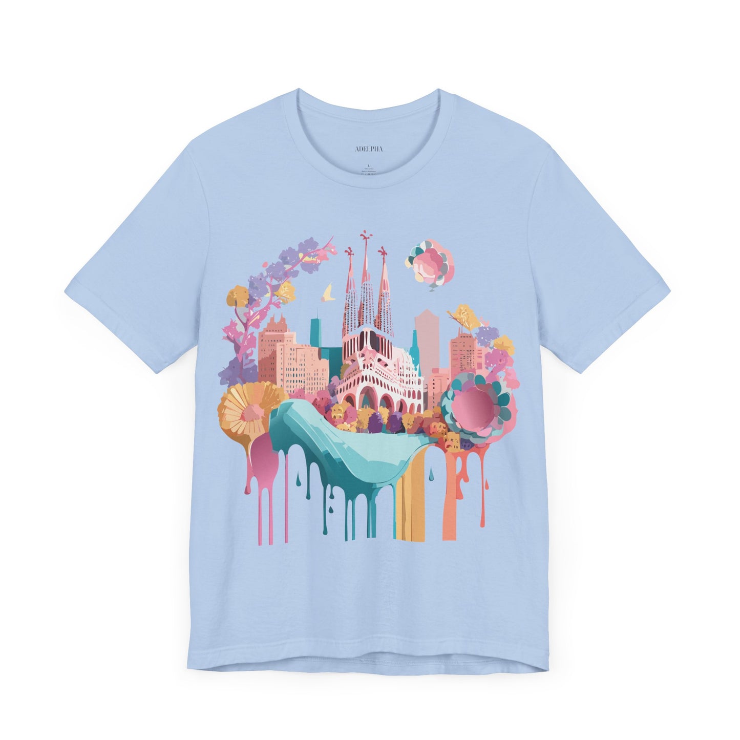 Tourist Shirt, Shirt with Barcelona - ADELPHA