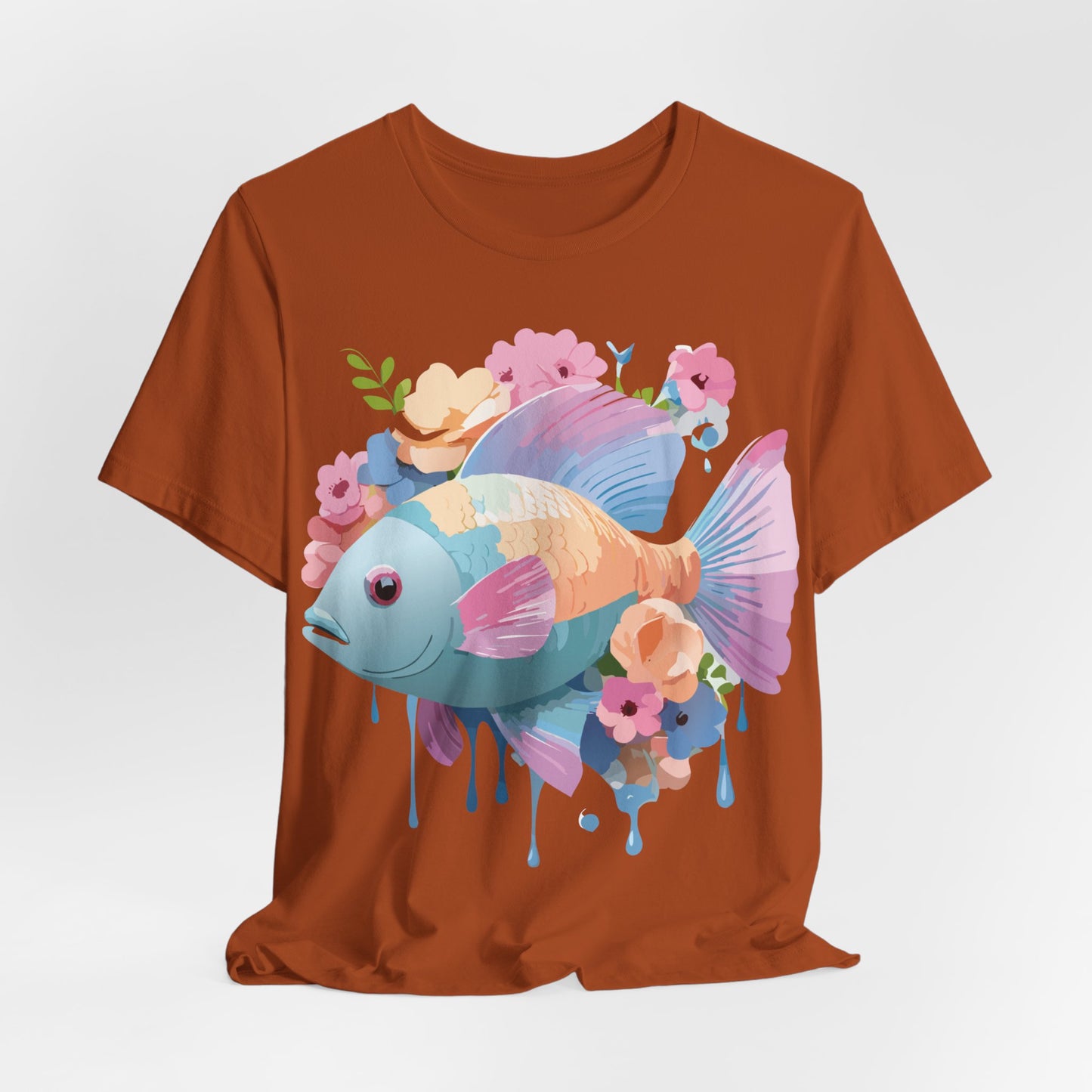 Shirt with Animals | Fish Printify